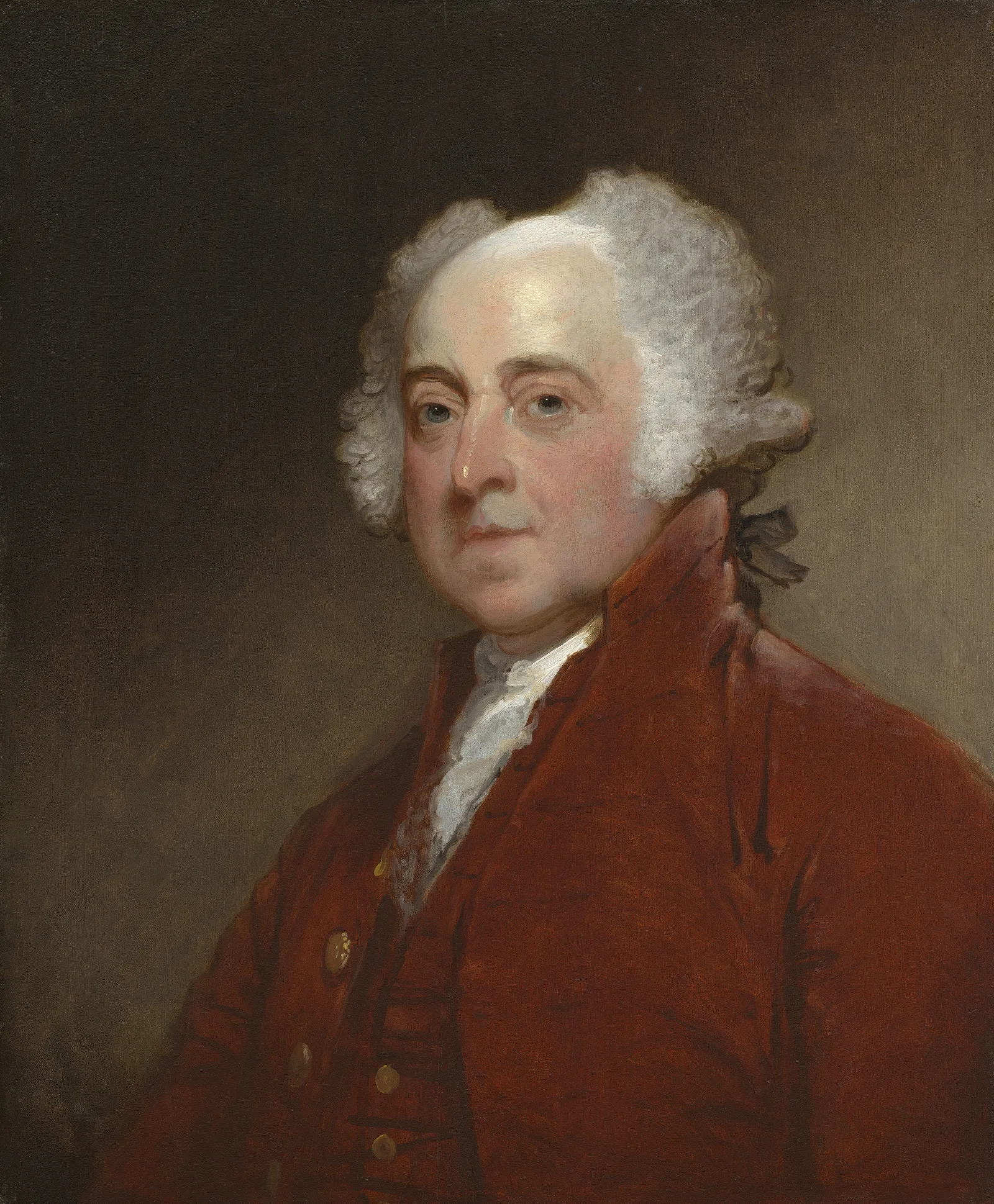 John Adams Wall Art by Gilbert Stuart - Canvas Print