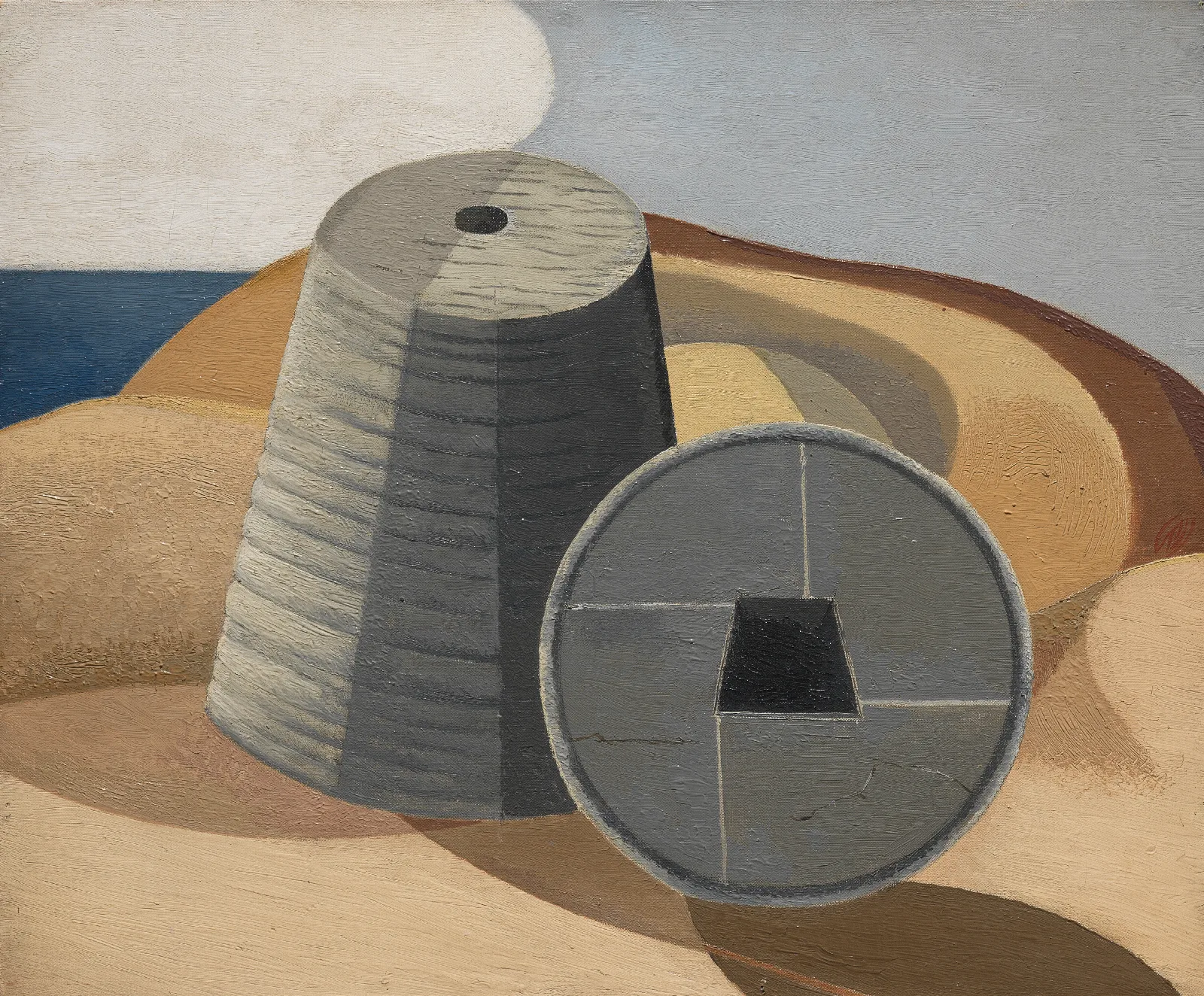 Mineral Objects Wall Art by Paul Nash - Canvas Print