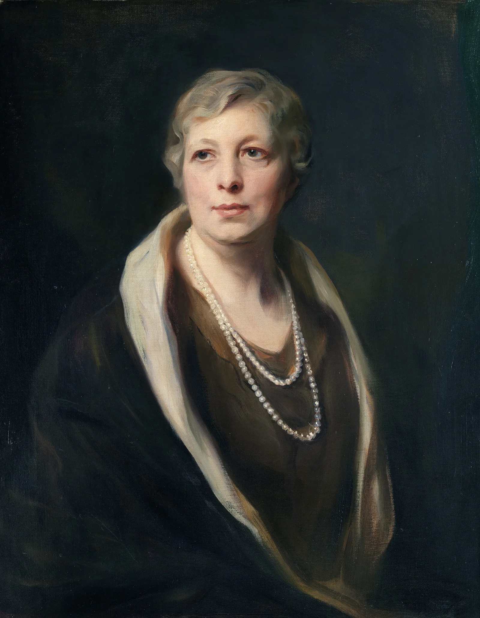 Olive Thring Wall Art by Philip Alexius de László - Canvas Print
