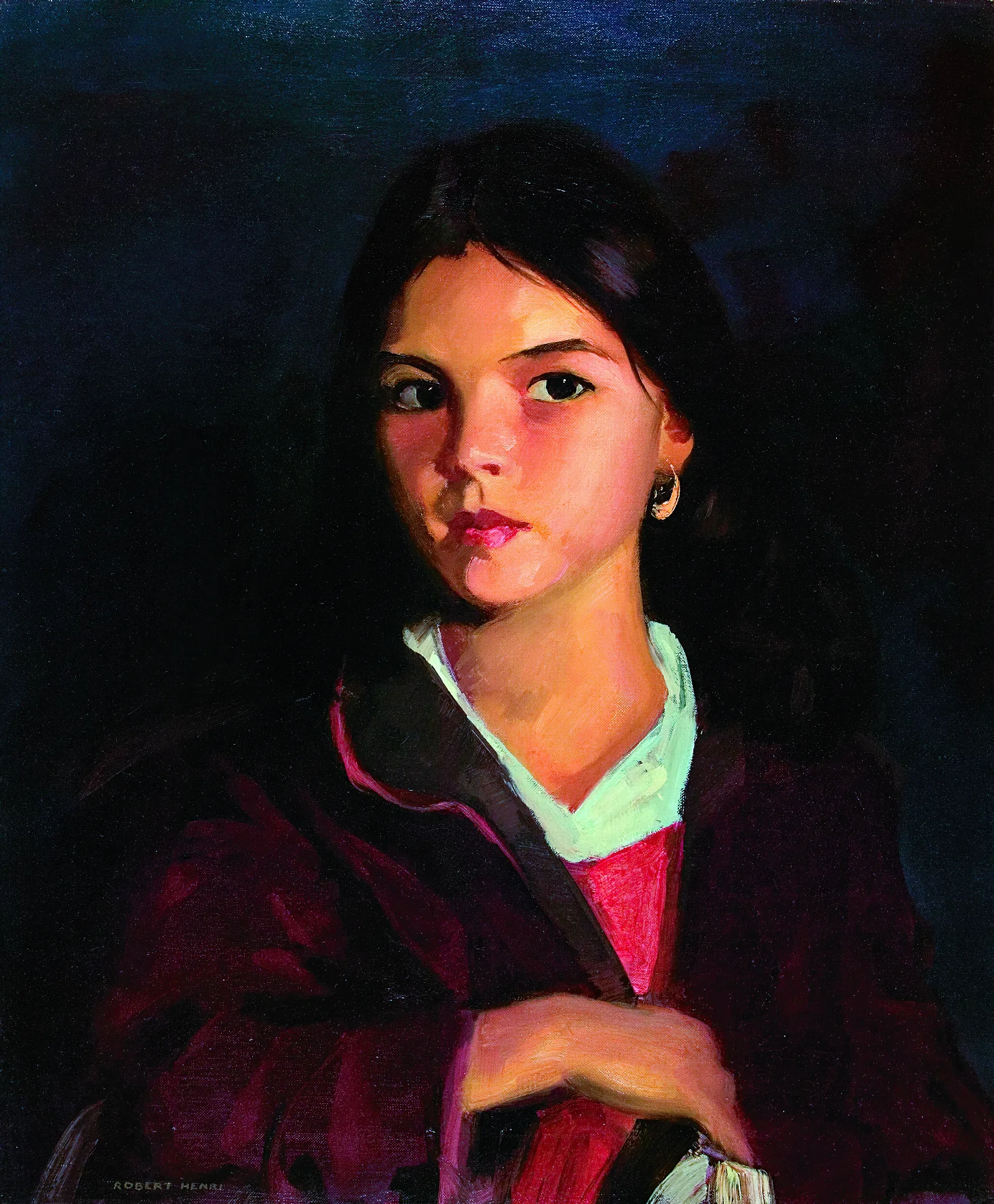 Bernadita Wall Art by Robert Henri - Canvas Print