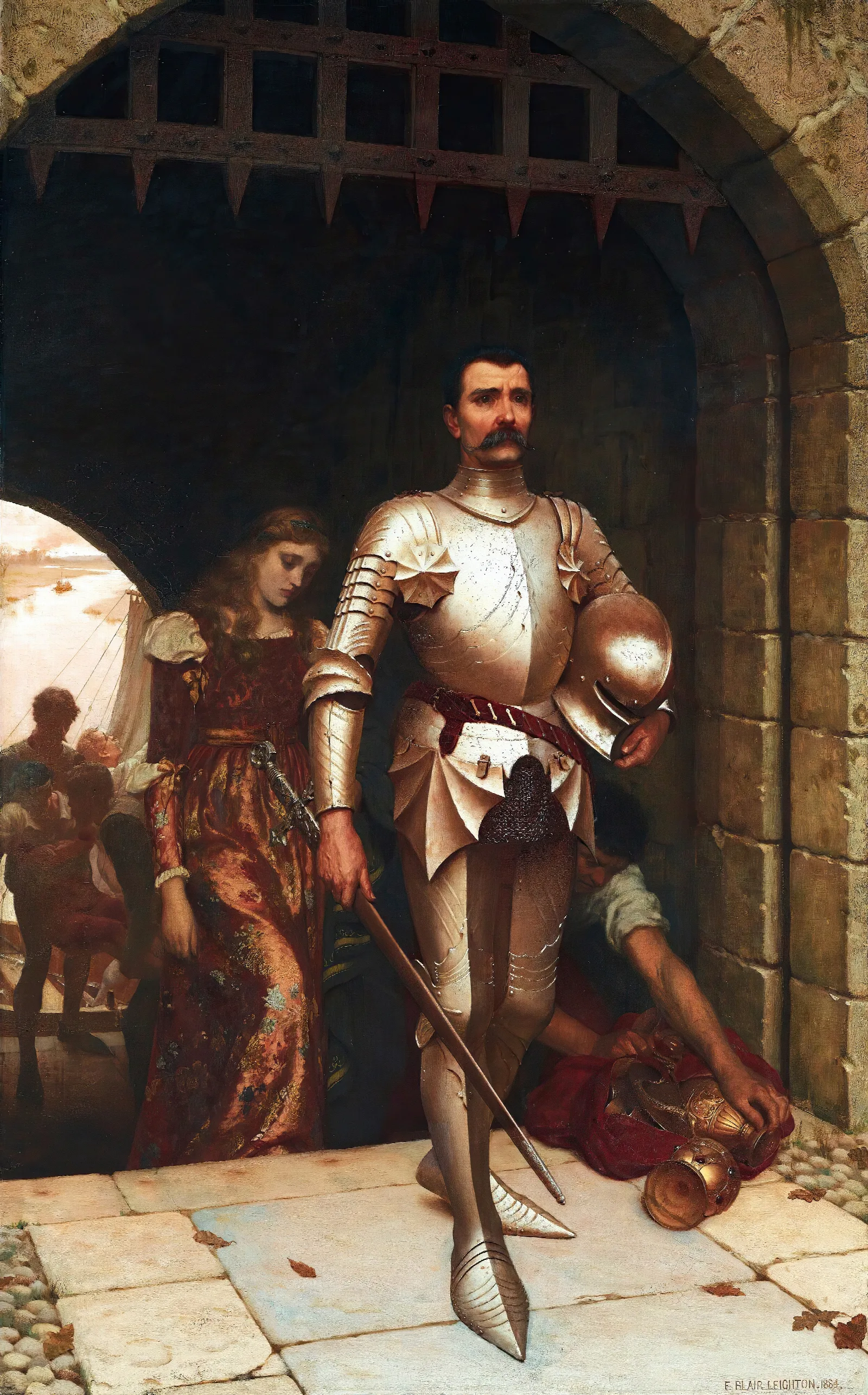 Conquest Wall Art by Edmund Blair Leighton - Canvas Print