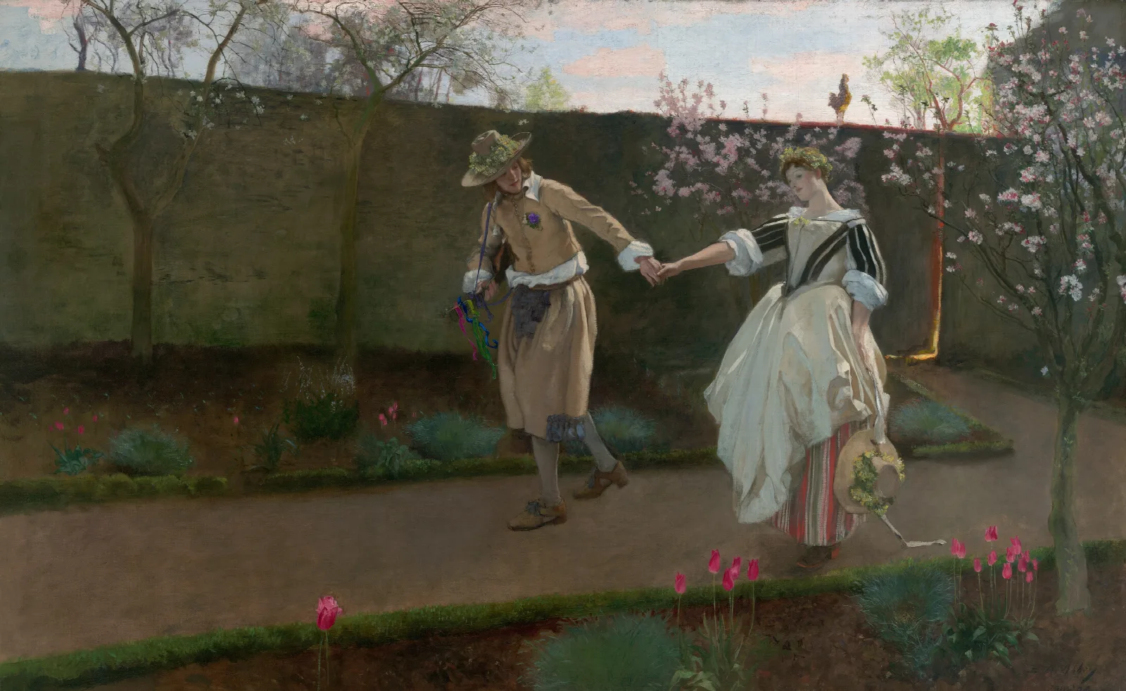May Day Morning Wall Art by Edwin Austin Abbey - Canvas Print