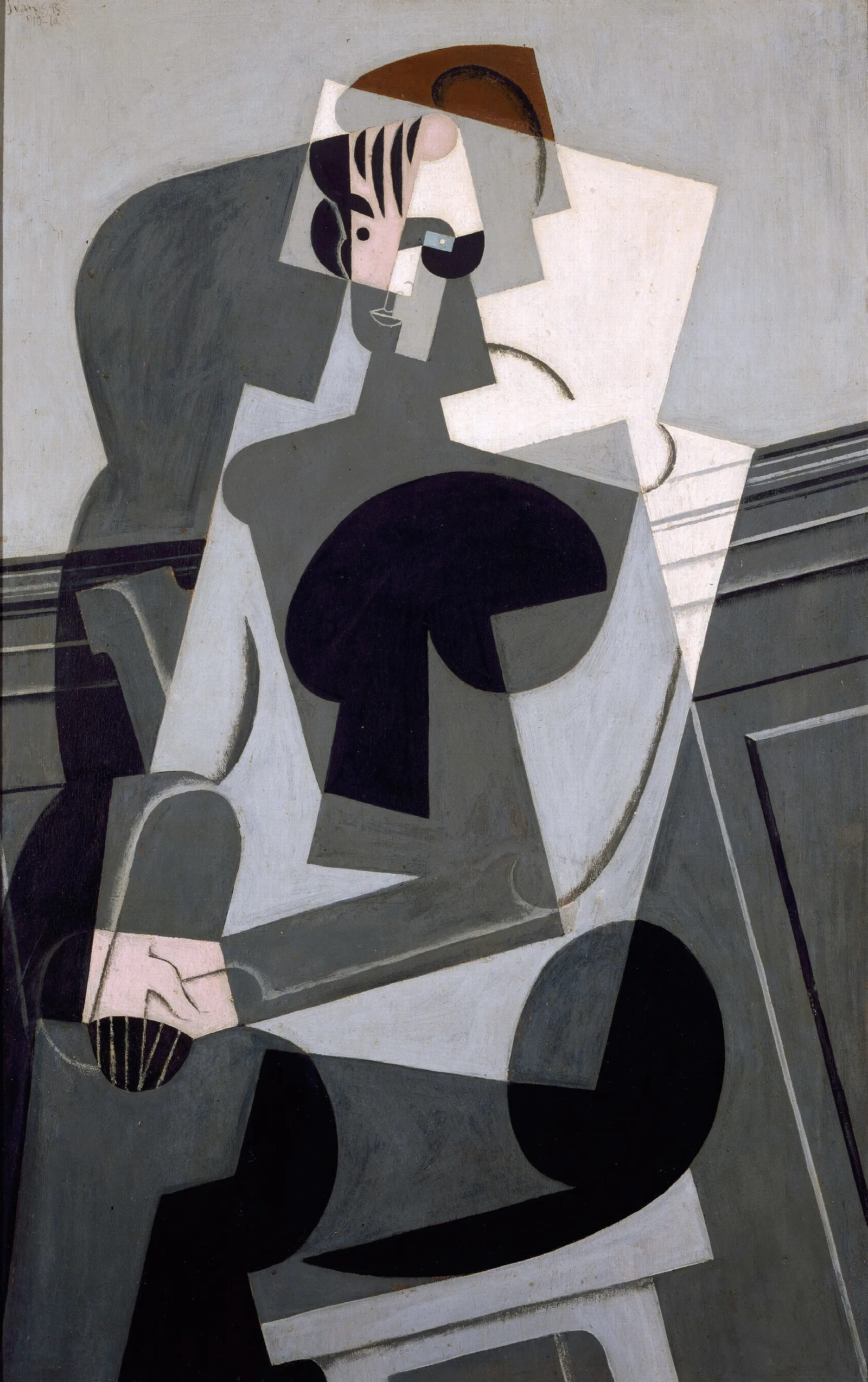 Portrait Of Josette Gris Wall Art by Juan Gris - Canvas Print