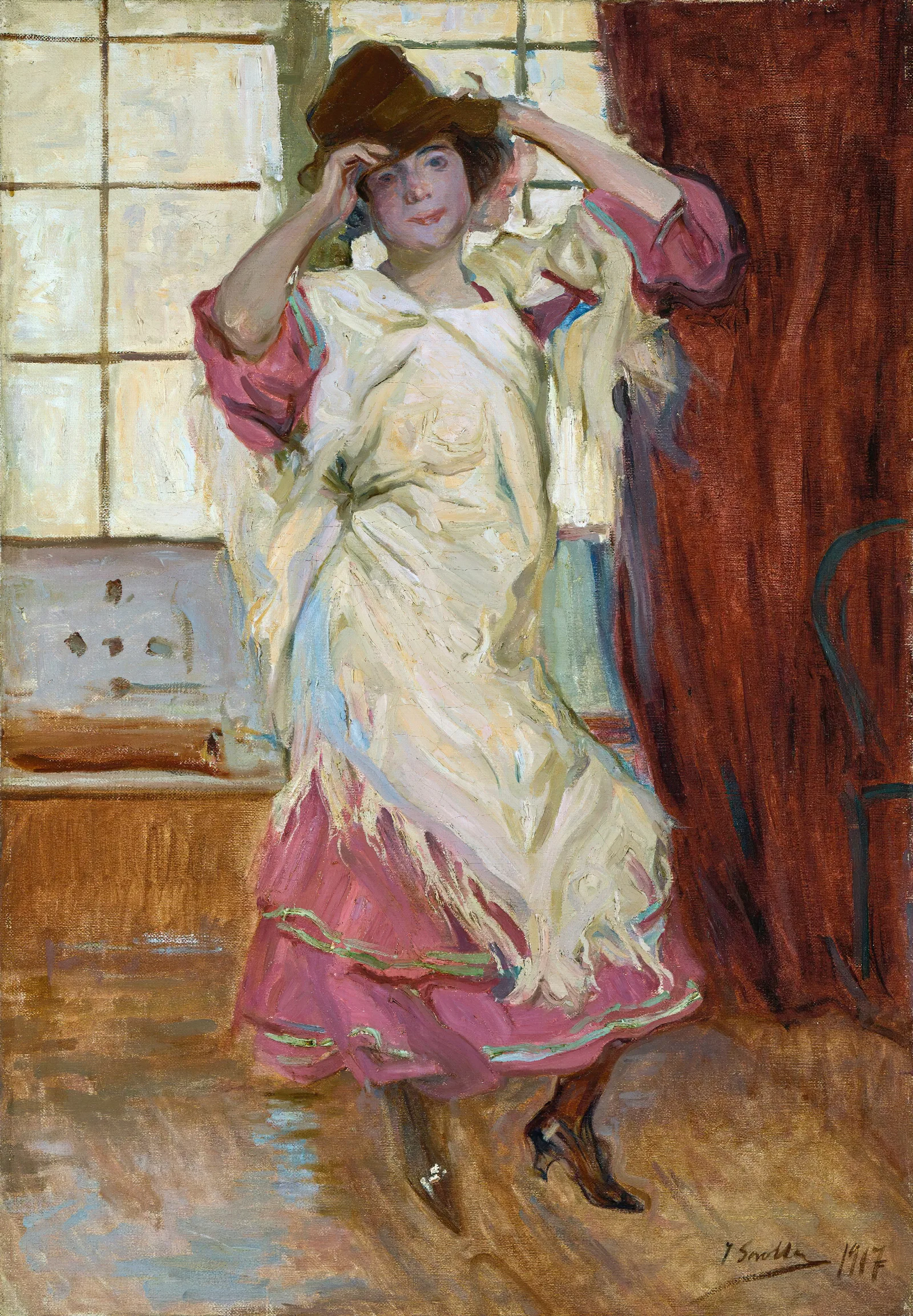 La Bilbainita Wall Art by Joaquín Sorolla - Canvas Print
