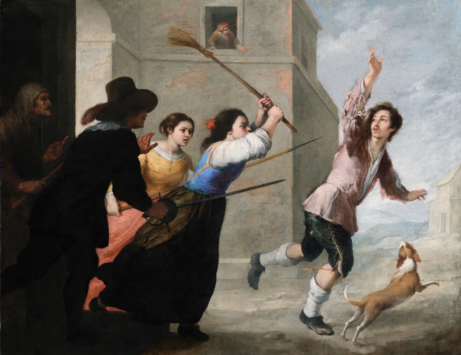 The Prodigal Son Driven Out Wall Art by Bartolomé Estebán Murillo - Canvas Print