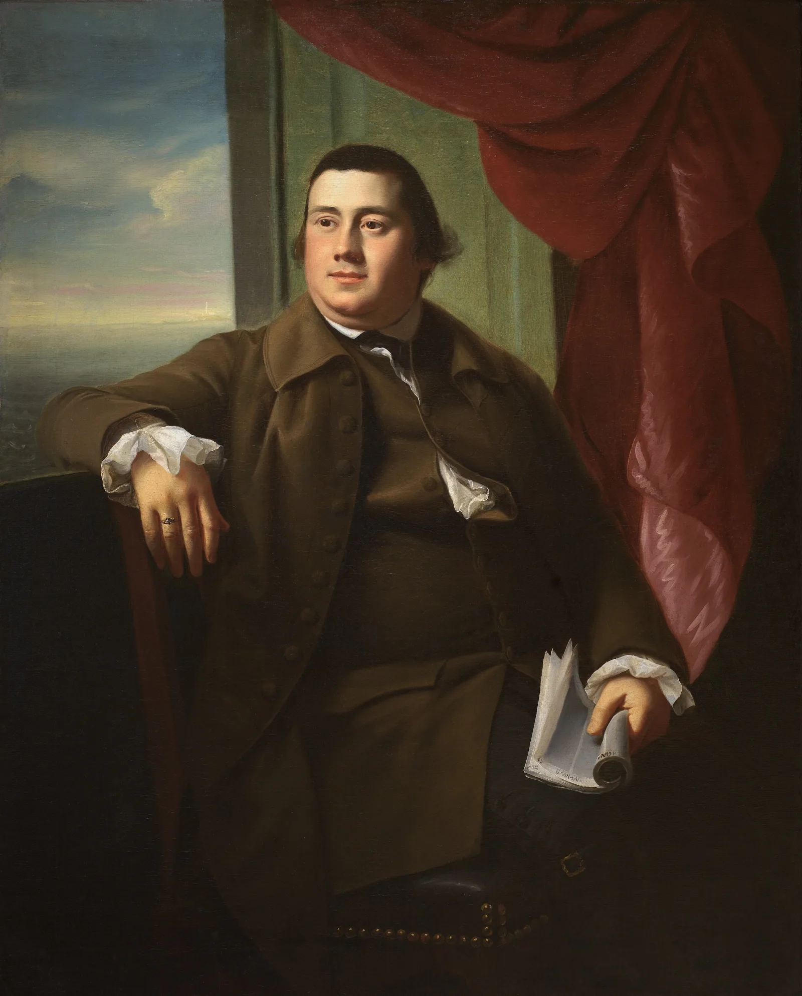 Robert Hooper Wall Art by John Singleton Copley - Canvas Print
