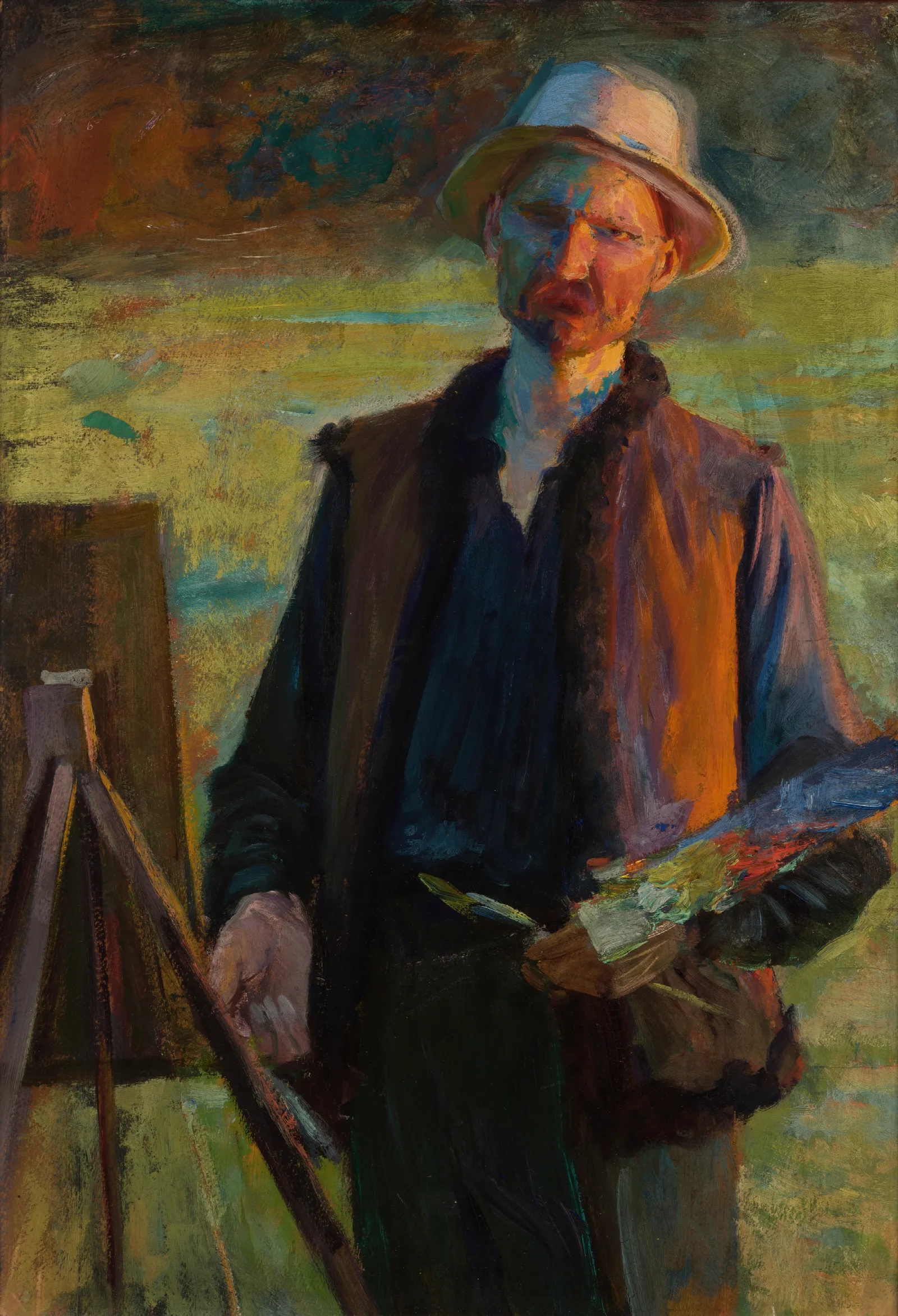 Self Portrait 305 Wall Art by Leon Wyczółkowski - Canvas Print