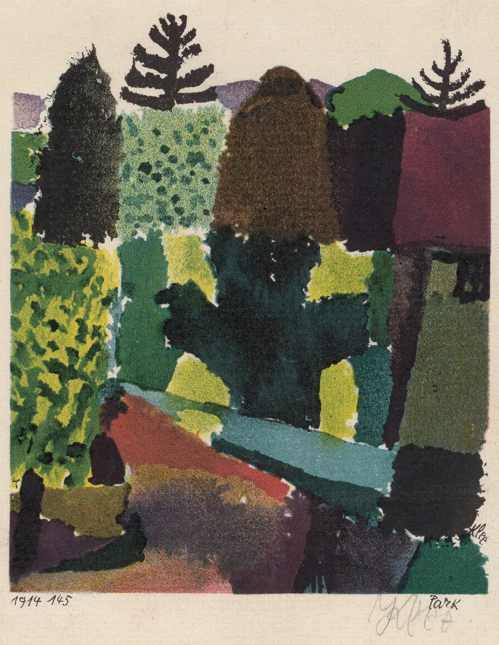 Park Wall Art by Paul Klee - Canvas Print