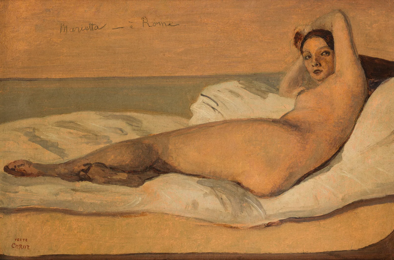 Marietta 2 Wall Art by Jean-Baptiste-Camille Corot - Canvas Print