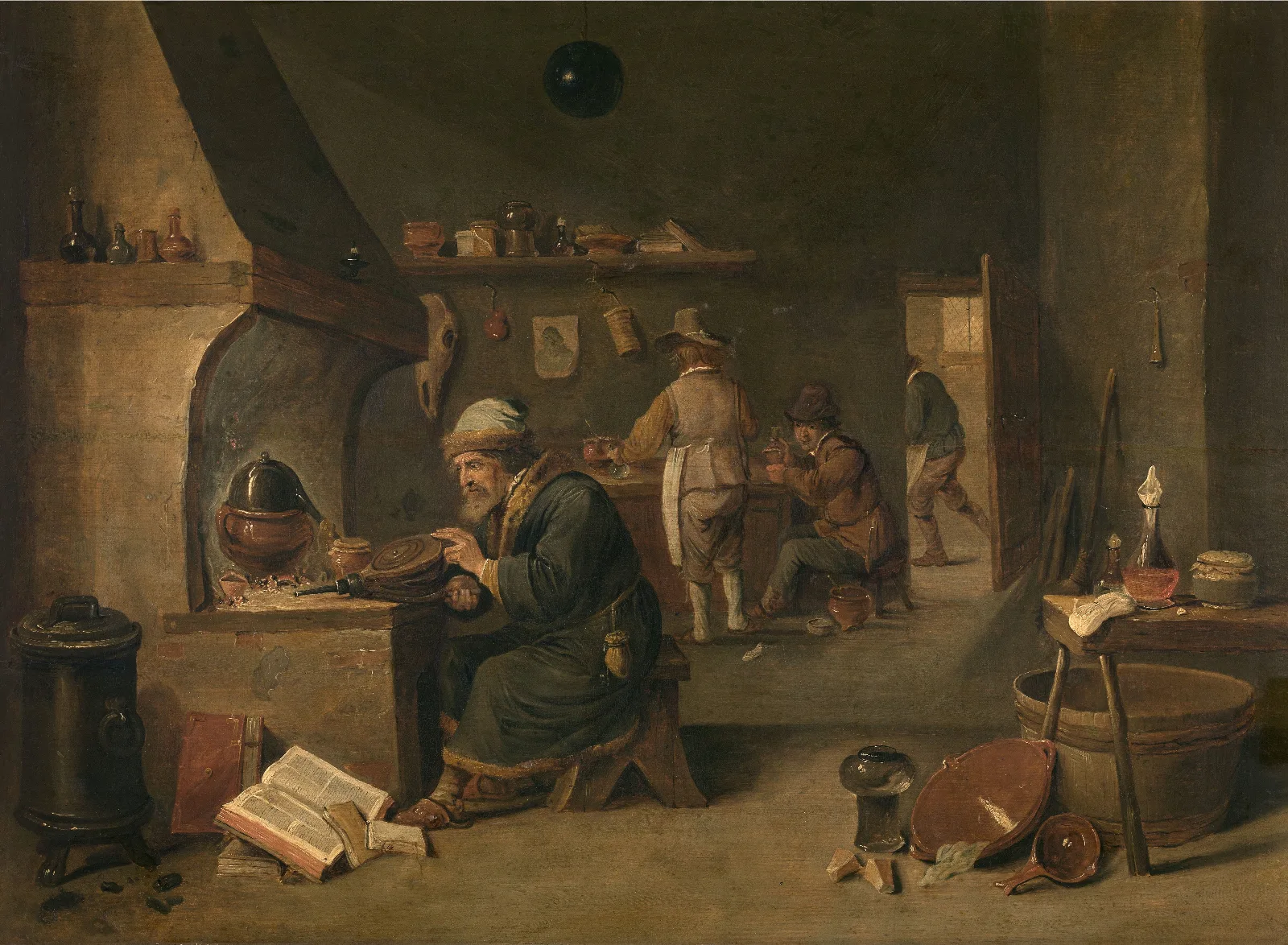 Alchemist Wall Art by David Teniers The Younger - Canvas Print