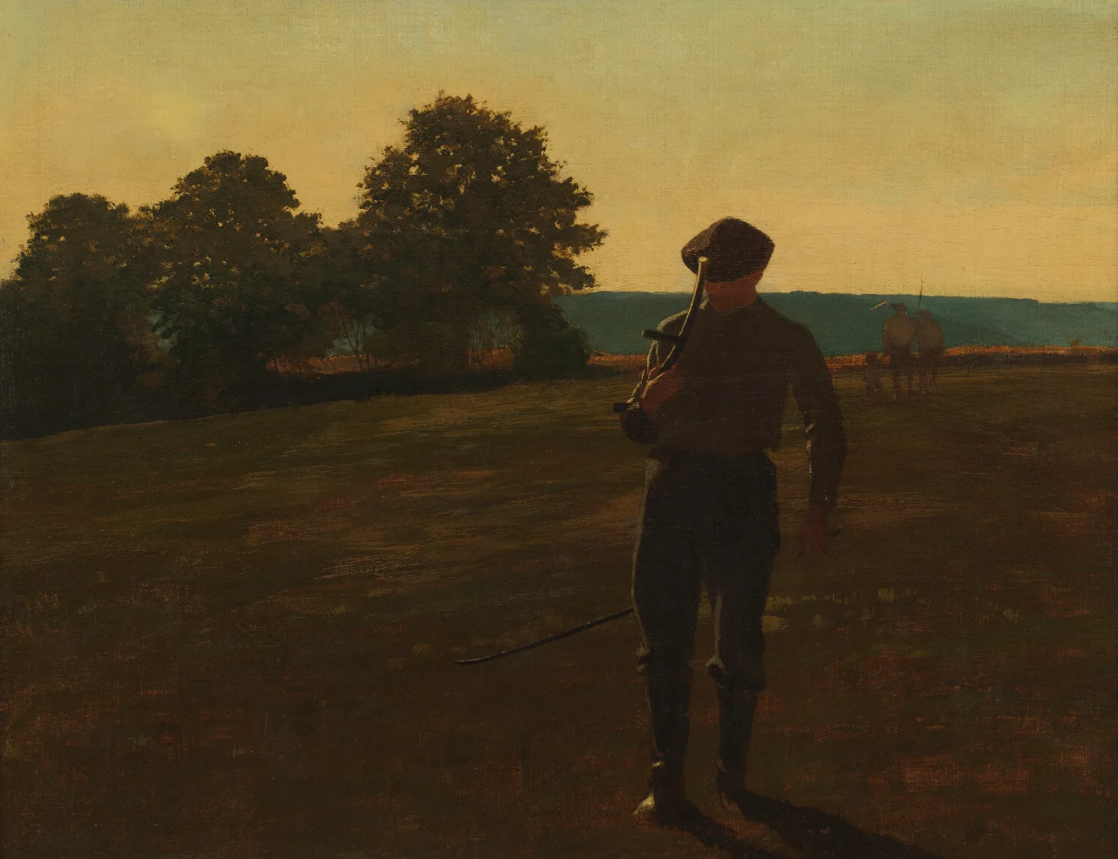 Man With A Scythe Wall Art by Winslow Homer - Canvas Print
