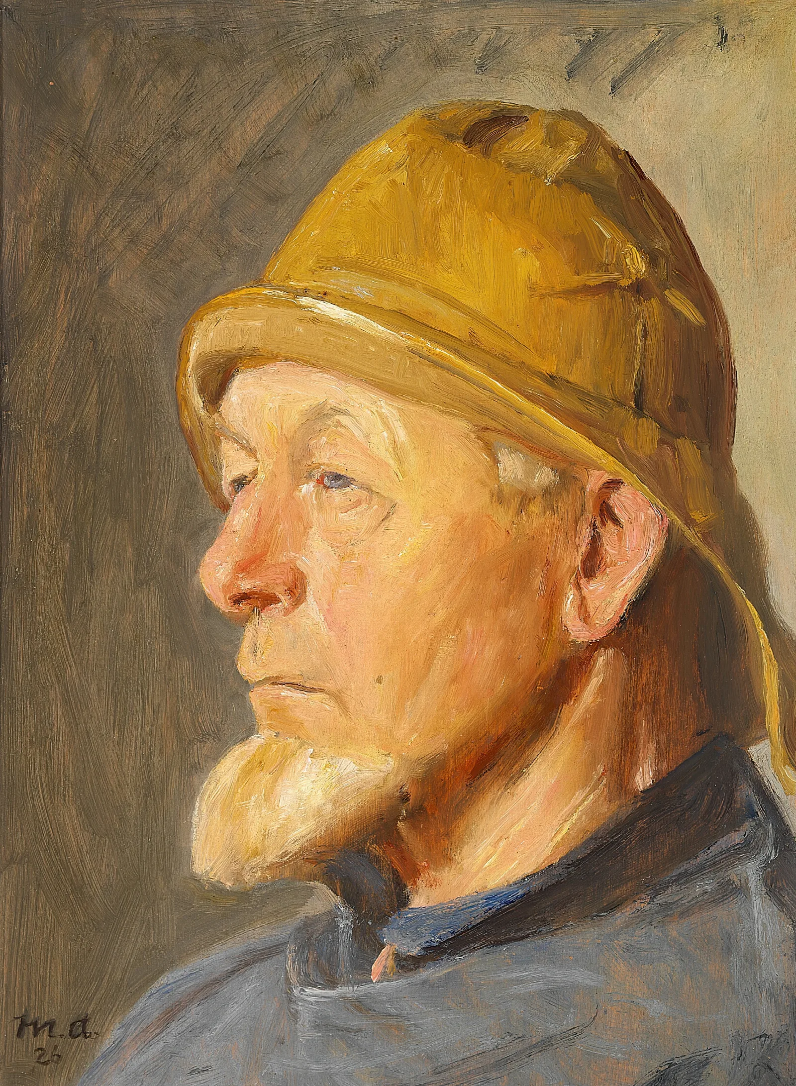 Skagensfisker Med Sydvest Wall Art by Michael Ancher - Canvas Print