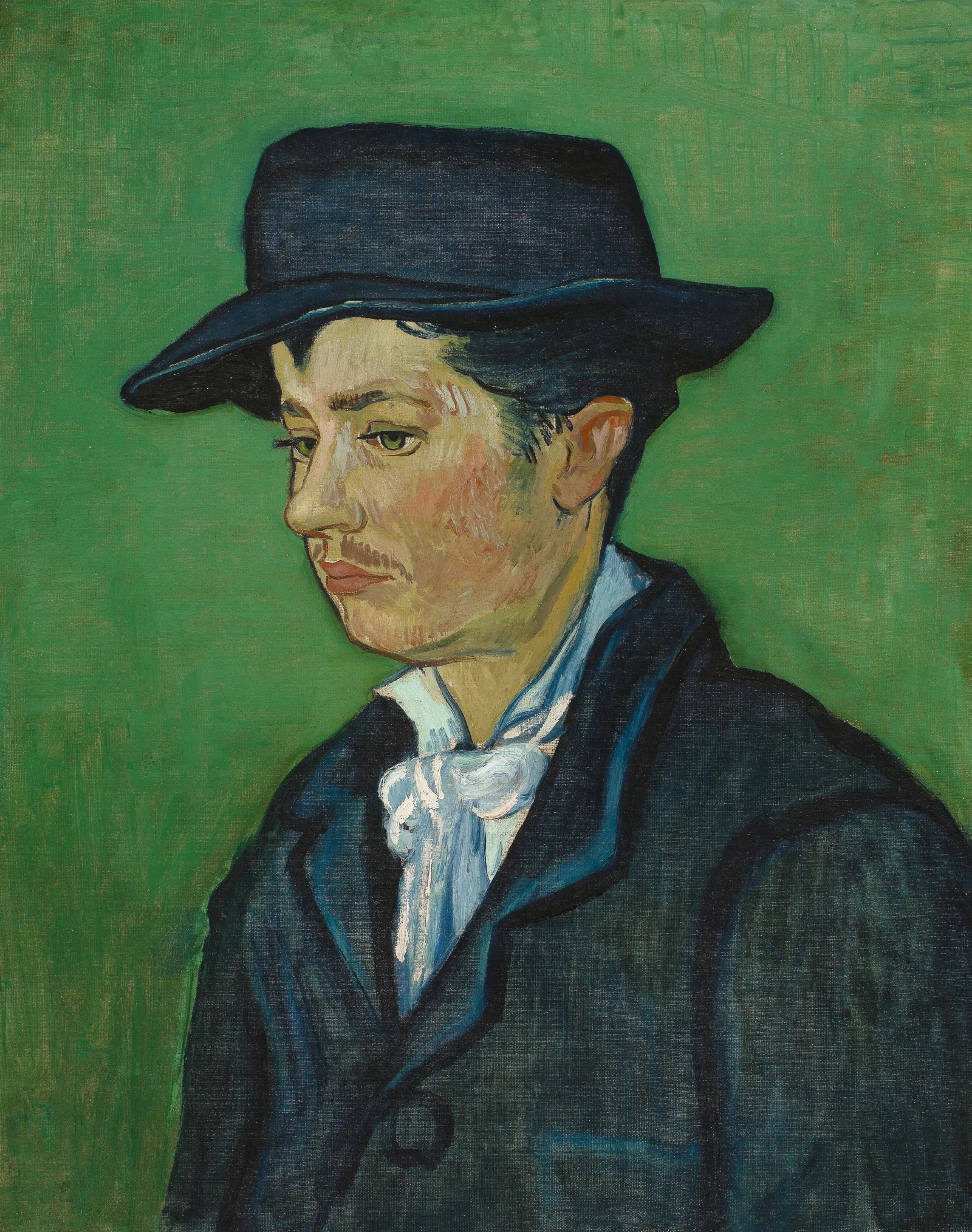 Portrait Of Armand Roulin Wall Art by Vincent van Gogh - Canvas Print