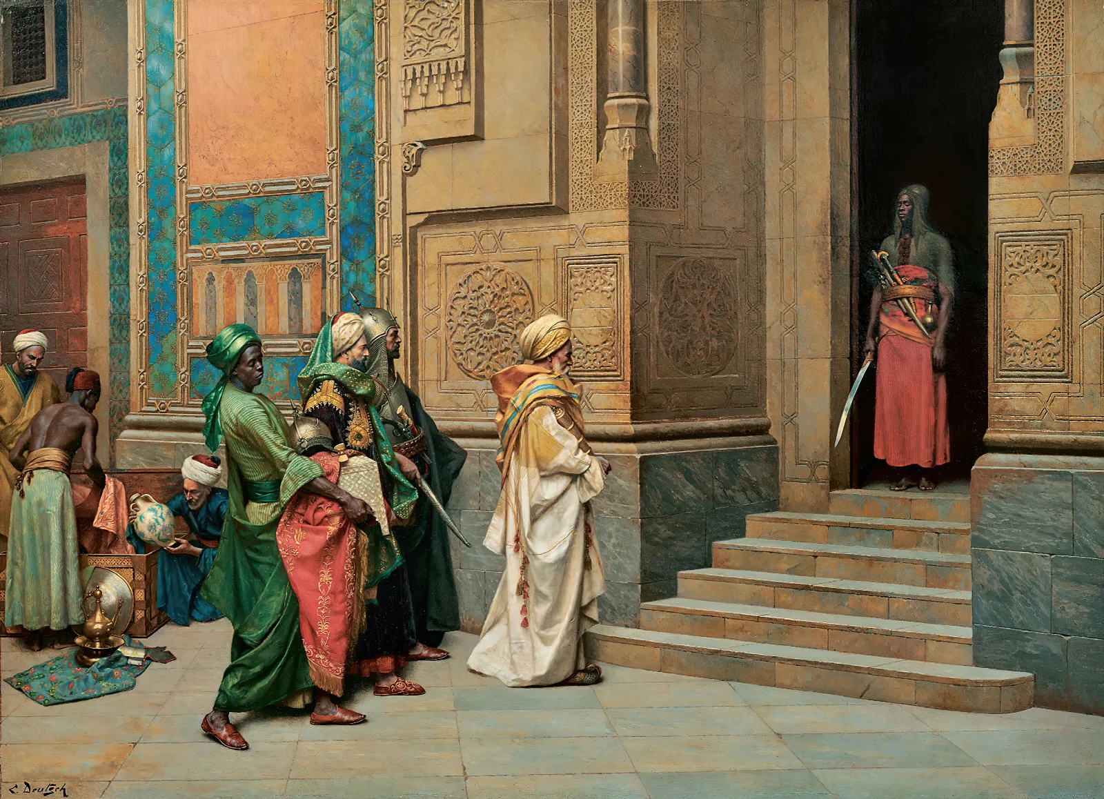 The Tribute Wall Art by Ludwig Deutsch - Canvas Print