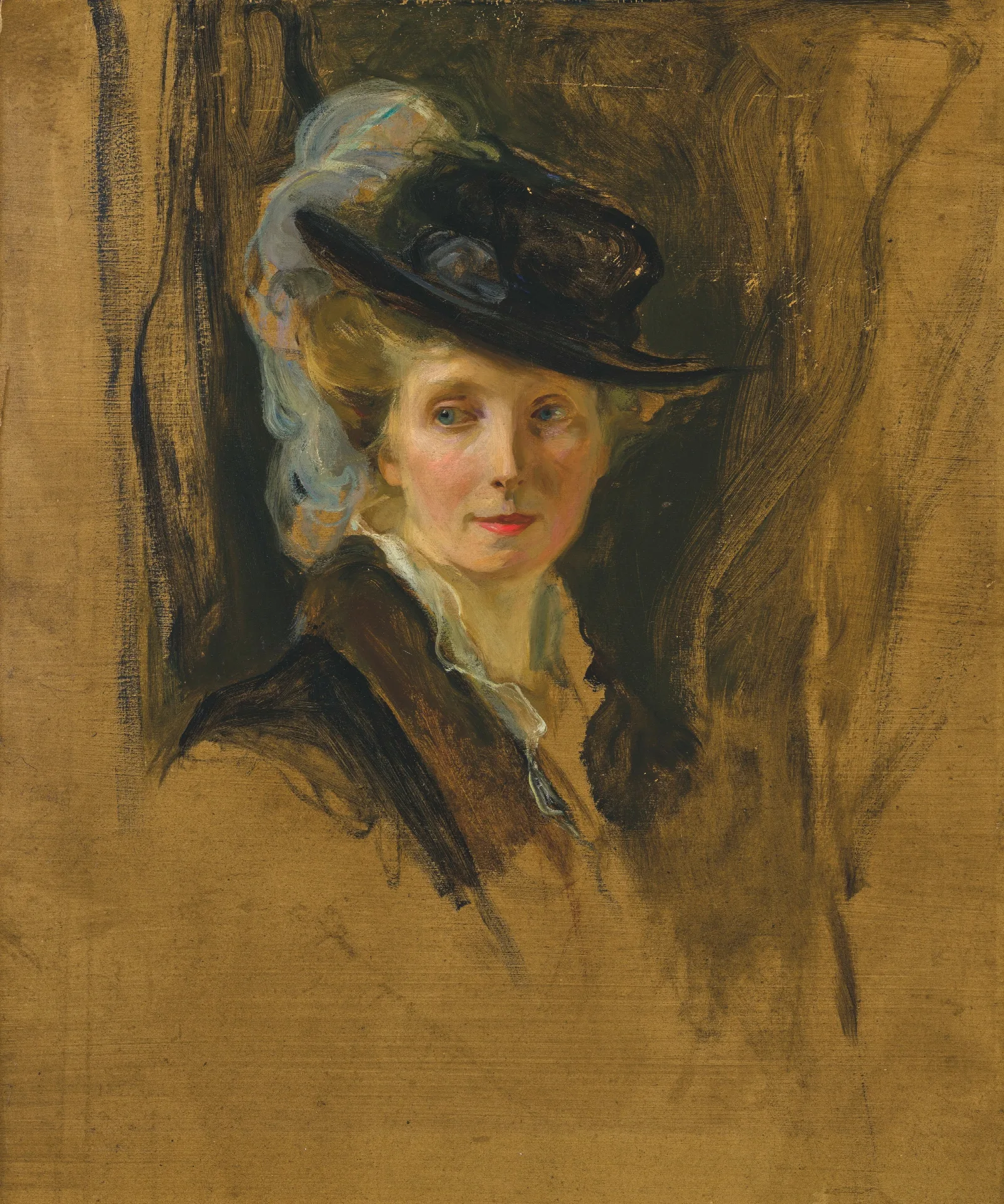 Mrs Philip De Laszlo Nee Lucy Guinness Wall Art by Philip Alexius de László - Canvas Print