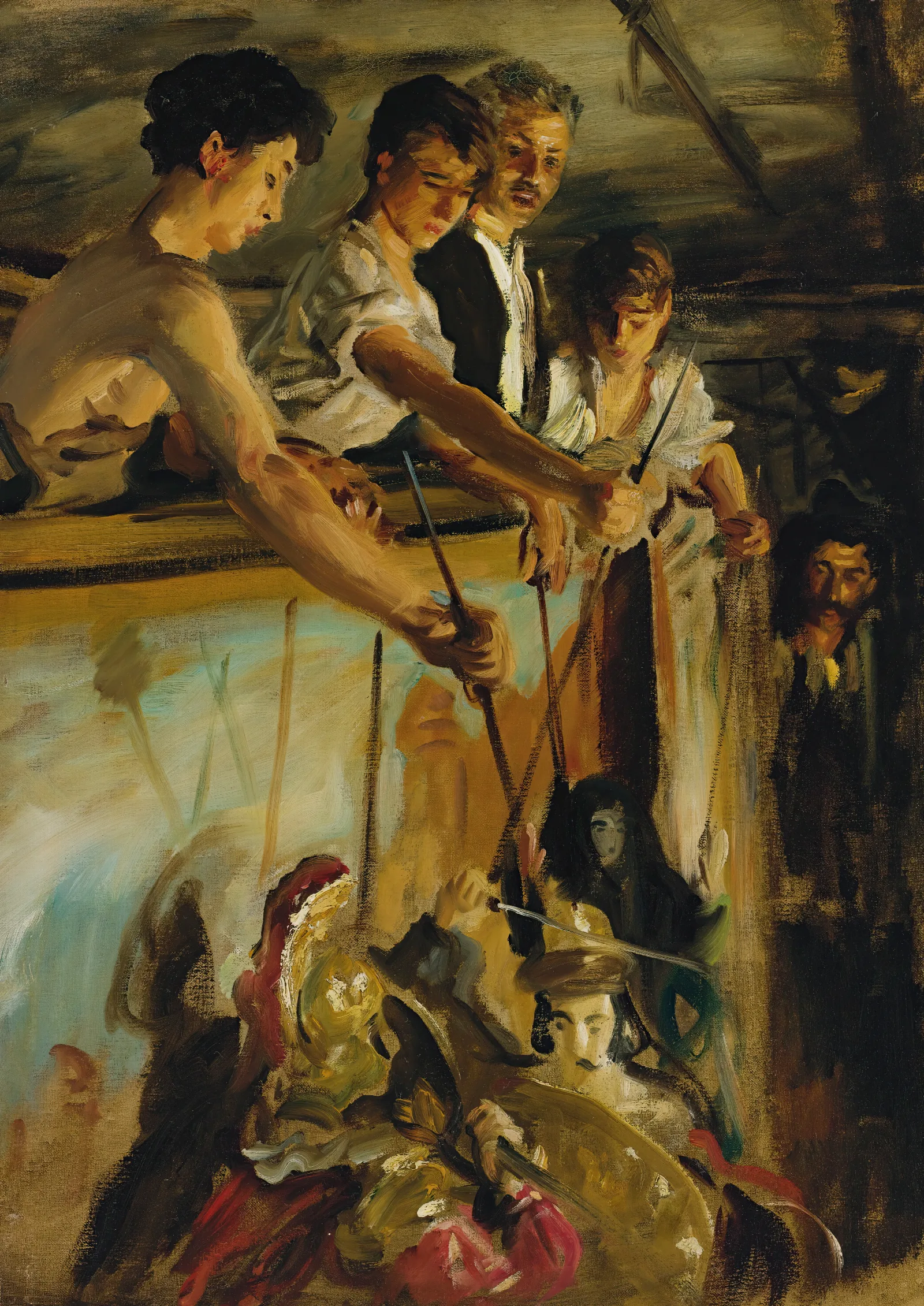 Marionettes Wall Art by John Singer Sargent - Canvas Print