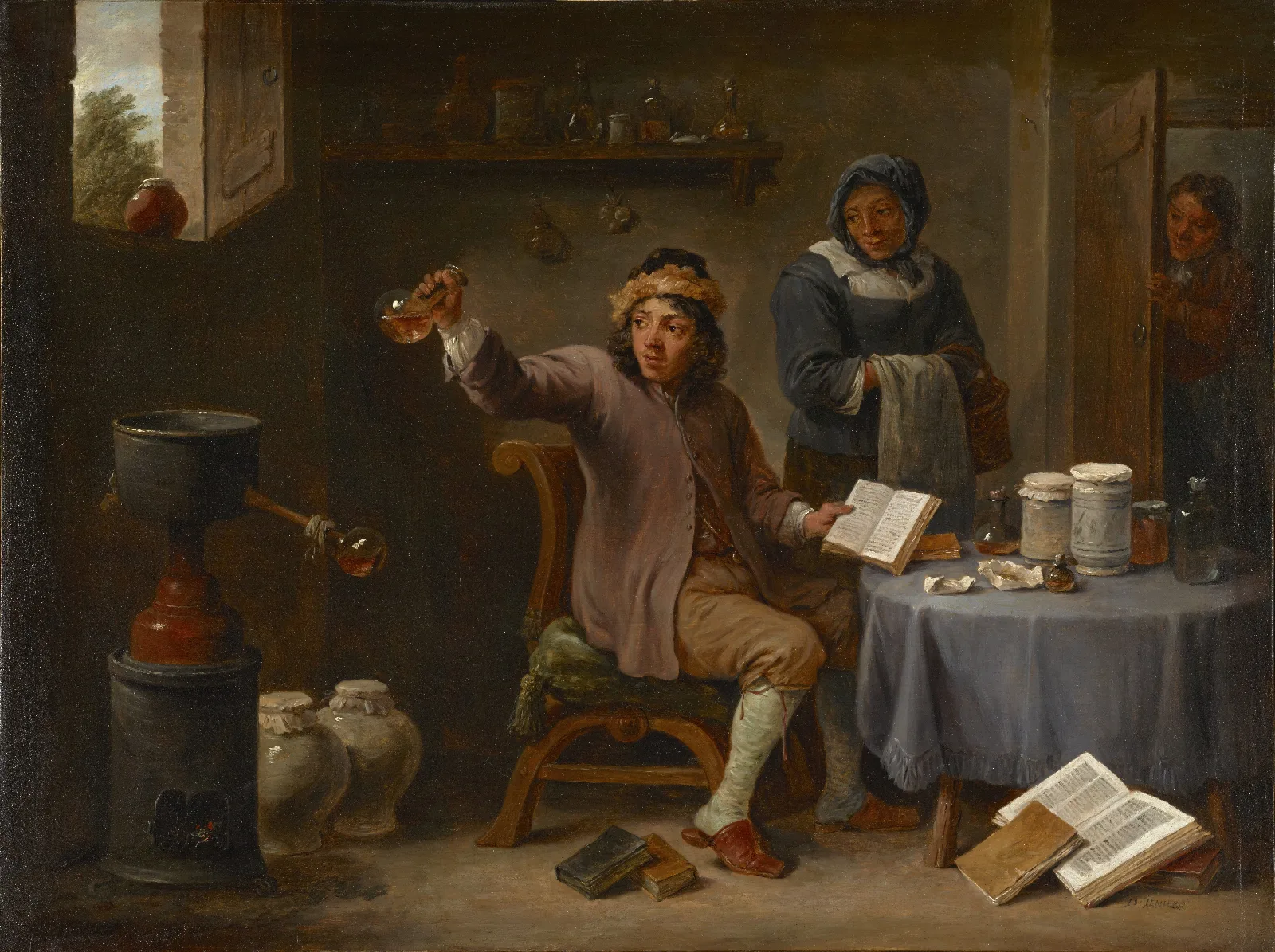 The Consultation Wall Art by David Teniers The Younger - Canvas Print