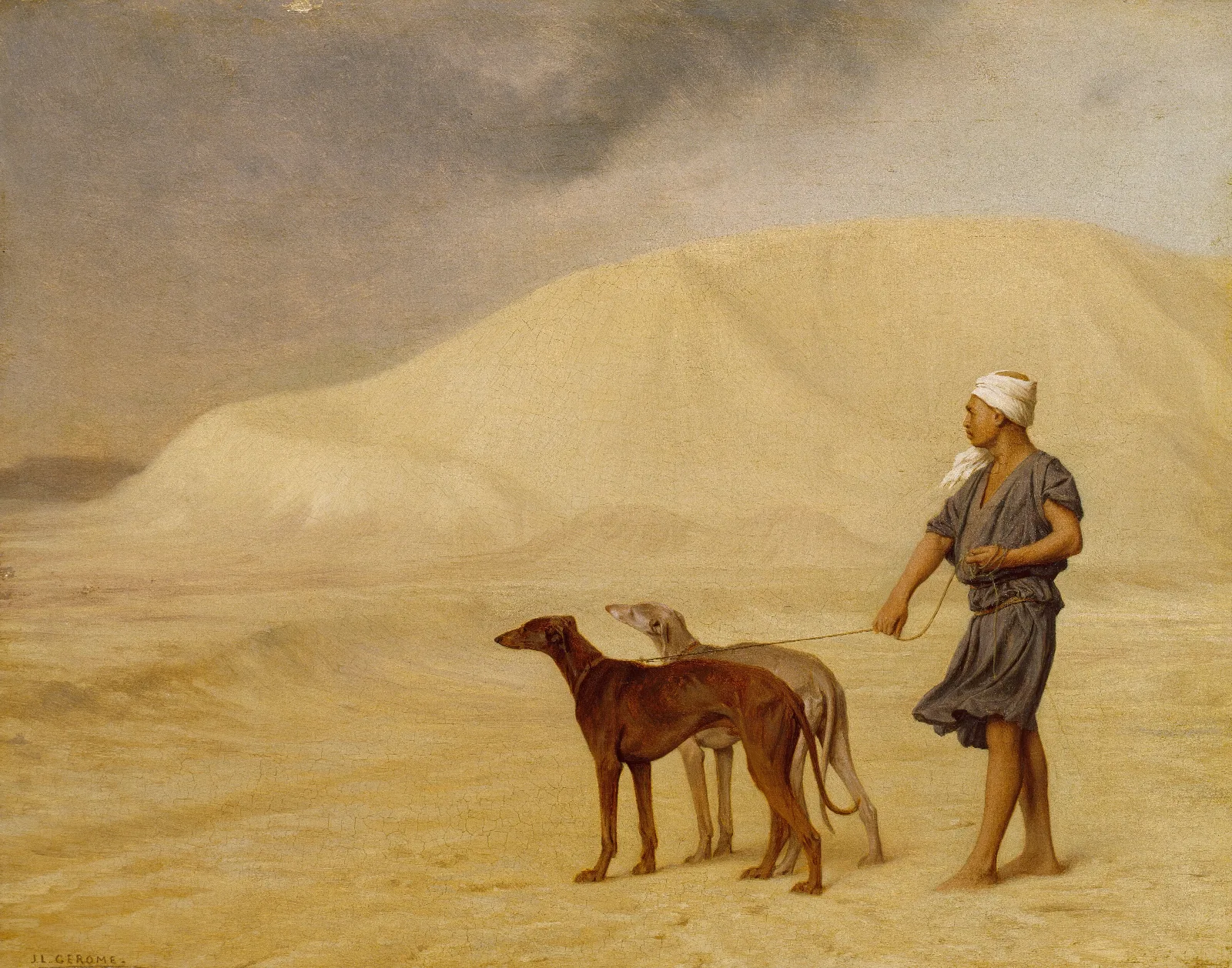 On The Desert Wall Art by Jean-Léon Gérôme - Canvas Print