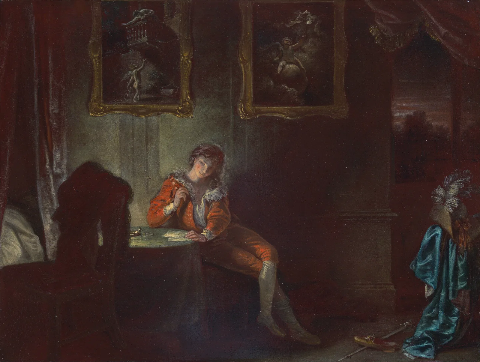 The Seven Ages Of Man The Lover As You Like It Ii Vii Wall Art by Robert Smirke - Canvas Print