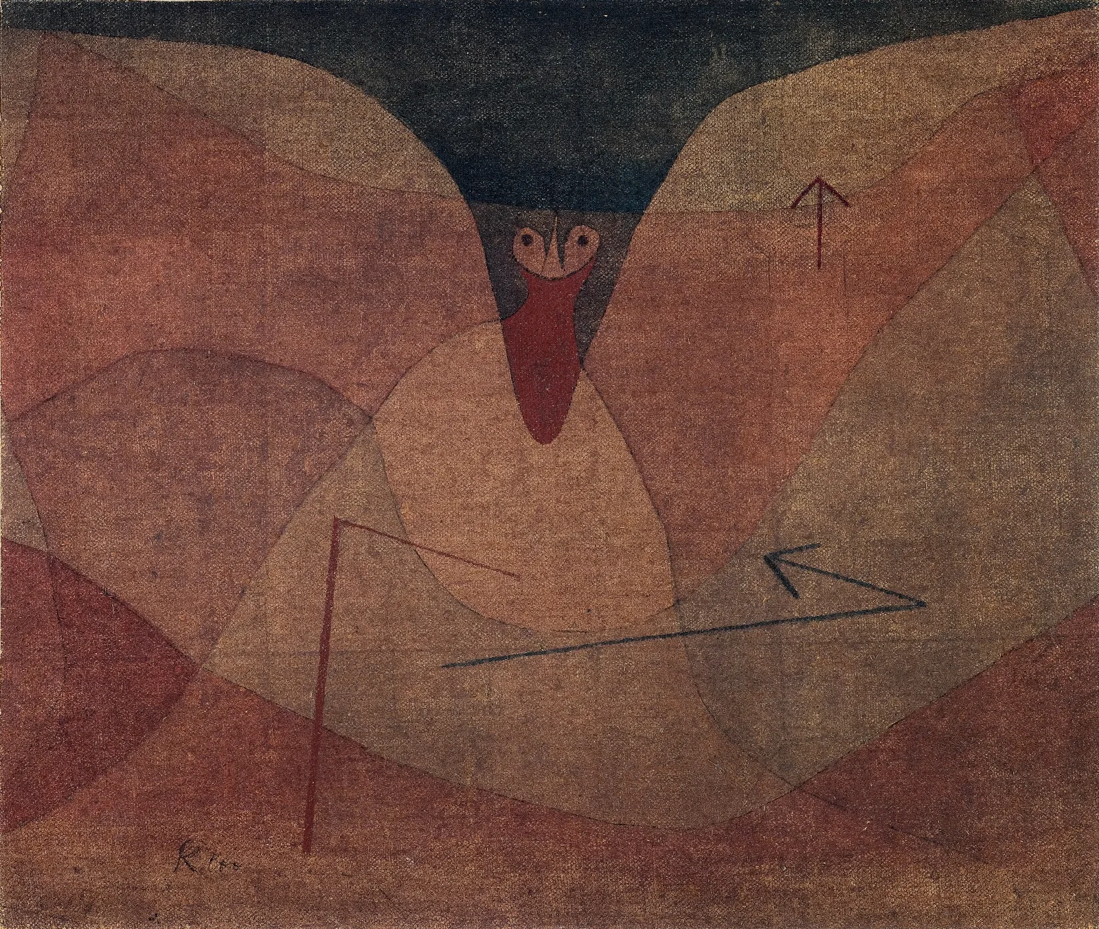 Aviatic Evolution Wall Art by Paul Klee - Canvas Print
