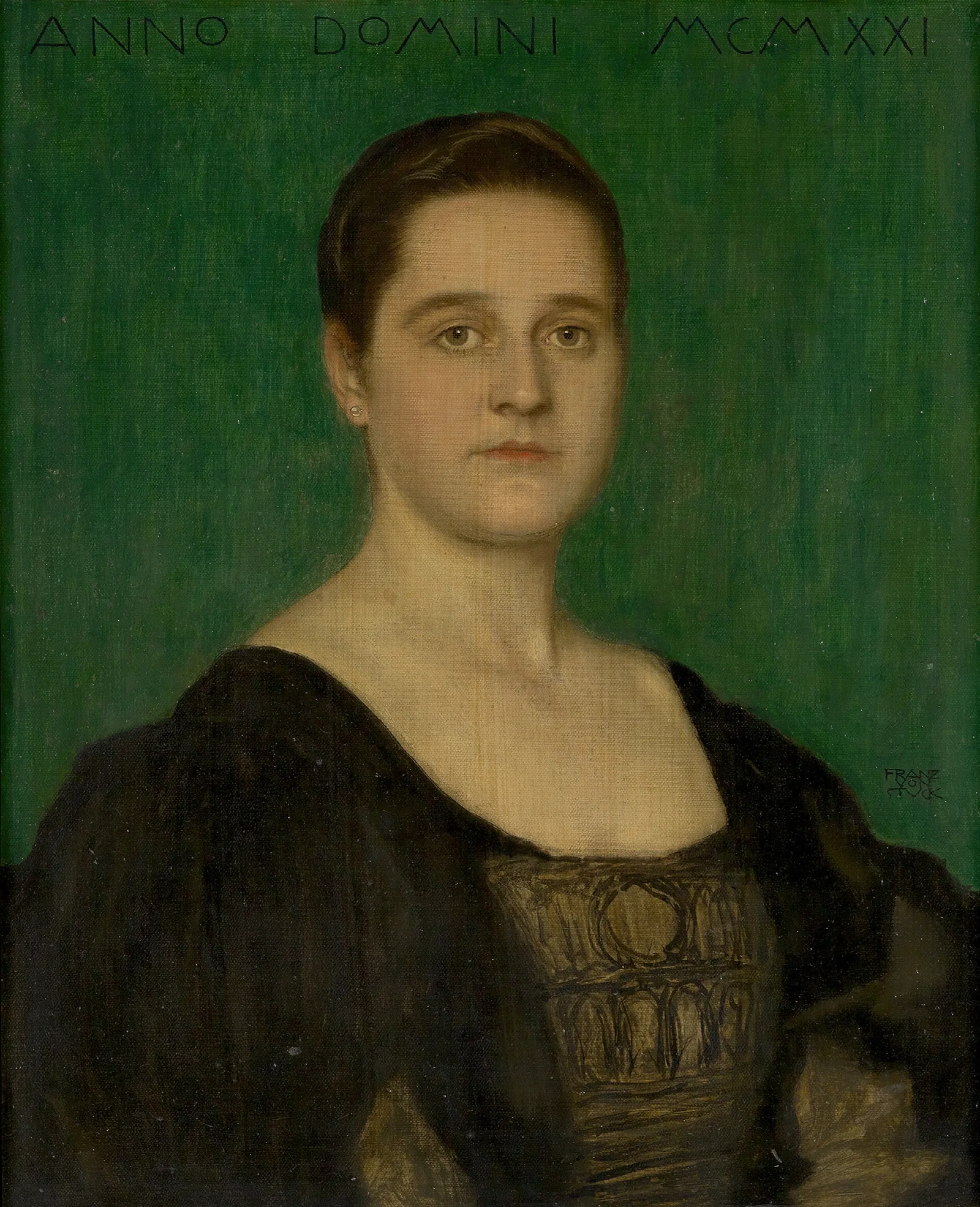 Erna Bohnewand Wall Art by Franz von Stuck - Canvas Print