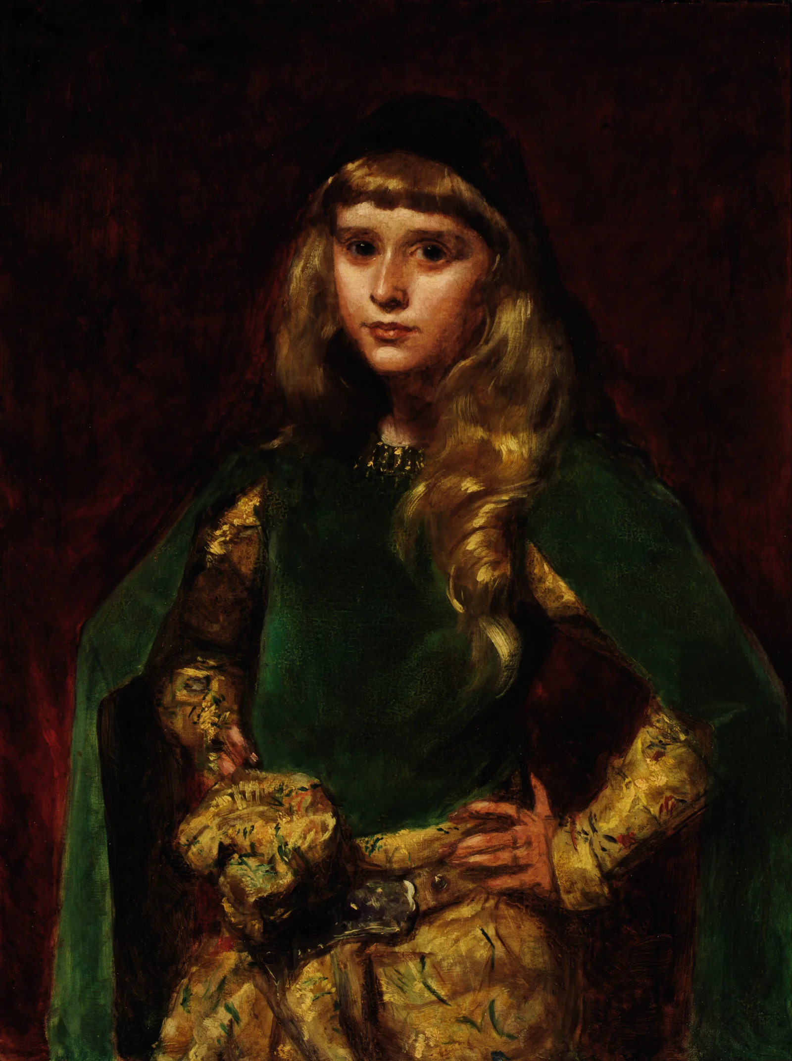 Natalie At Ten Wall Art by Carolus-Duran - Canvas Print