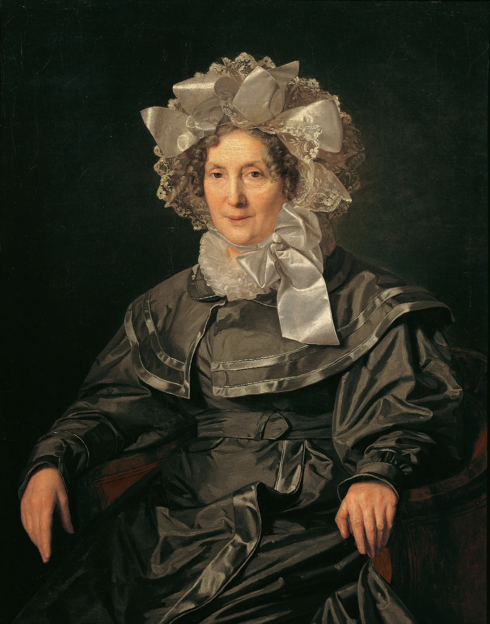 Elisabeth Waldmuller Die Mutter Des Kunstlers Wall Art by Ferdinand Georg Waldmüller - Canvas Print