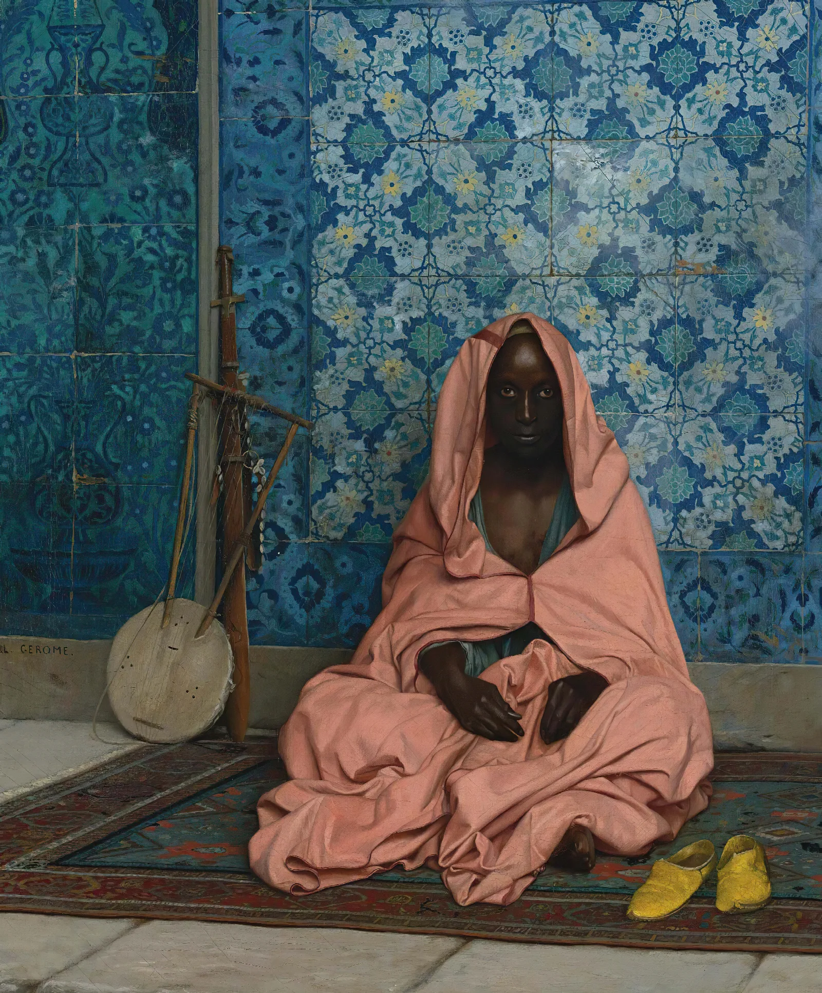 Le Barde Noir Wall Art by Jean-Léon Gérôme - Canvas Print
