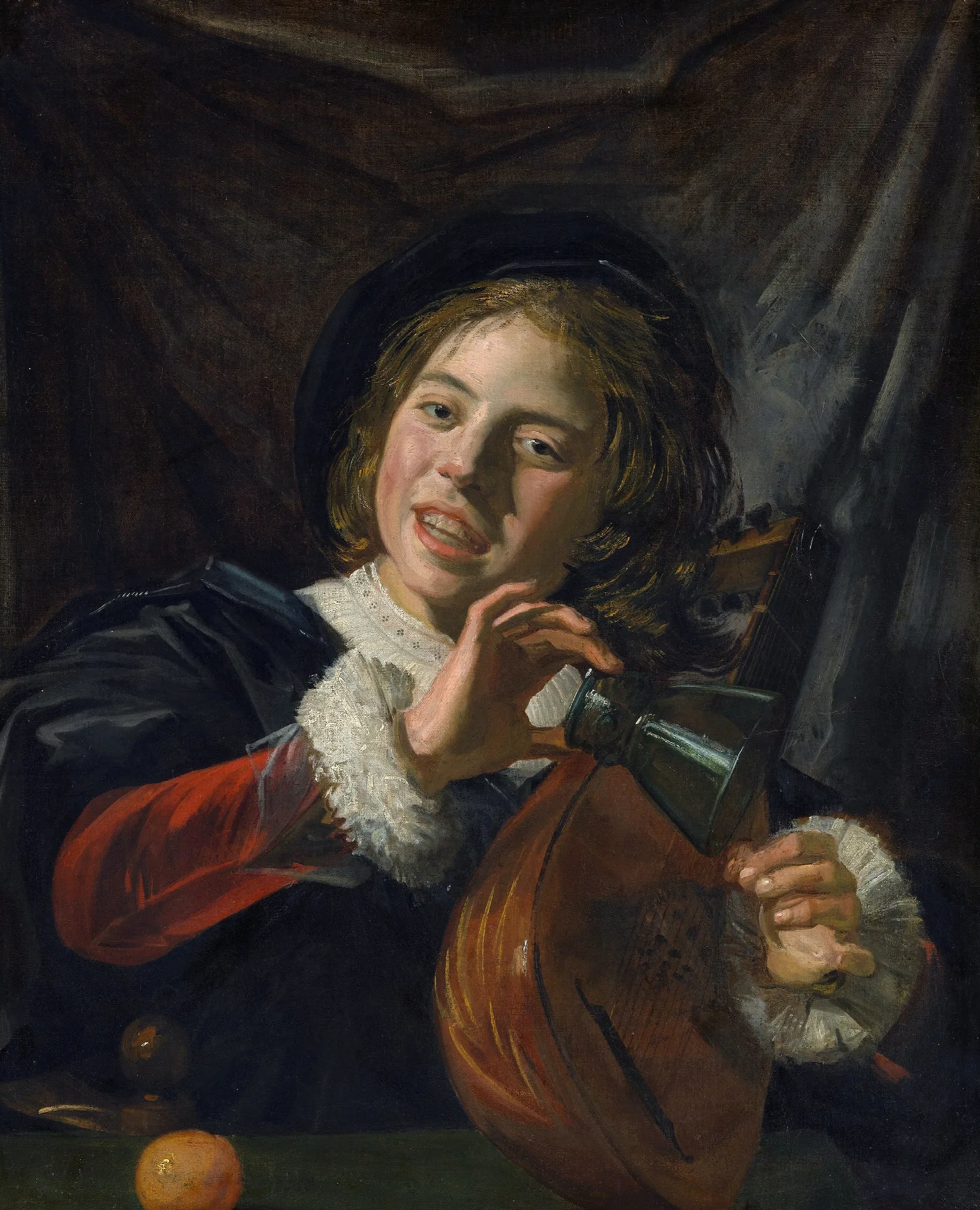 Boy With A Lute Wall Art by Frans Hals - Canvas Print