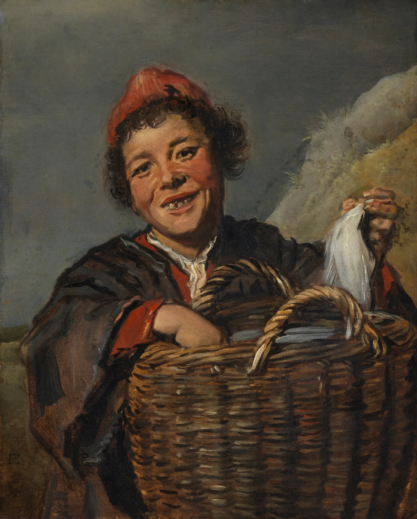 A Fisherboy Wall Art by Frans Hals - Canvas Print
