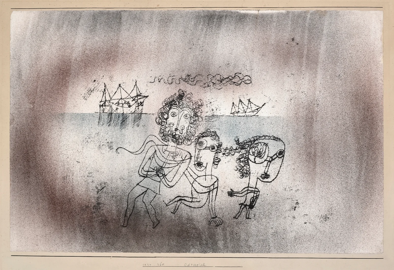 Odysseisch Wall Art by Paul Klee - Canvas Print