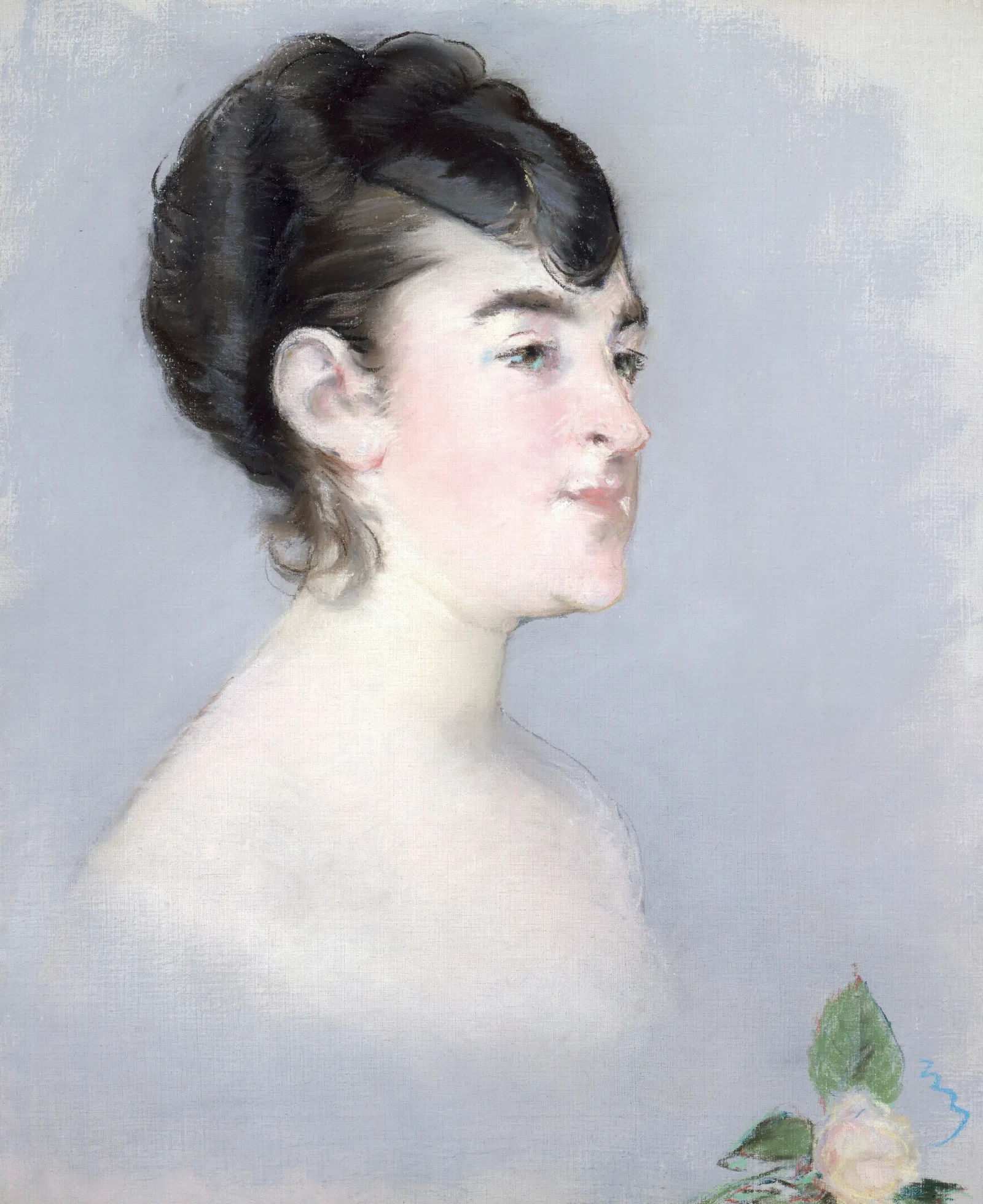 Mademoiselle Isabelle Lemonnier 1857 1926 Wall Art by Édouard Manet - Canvas Print