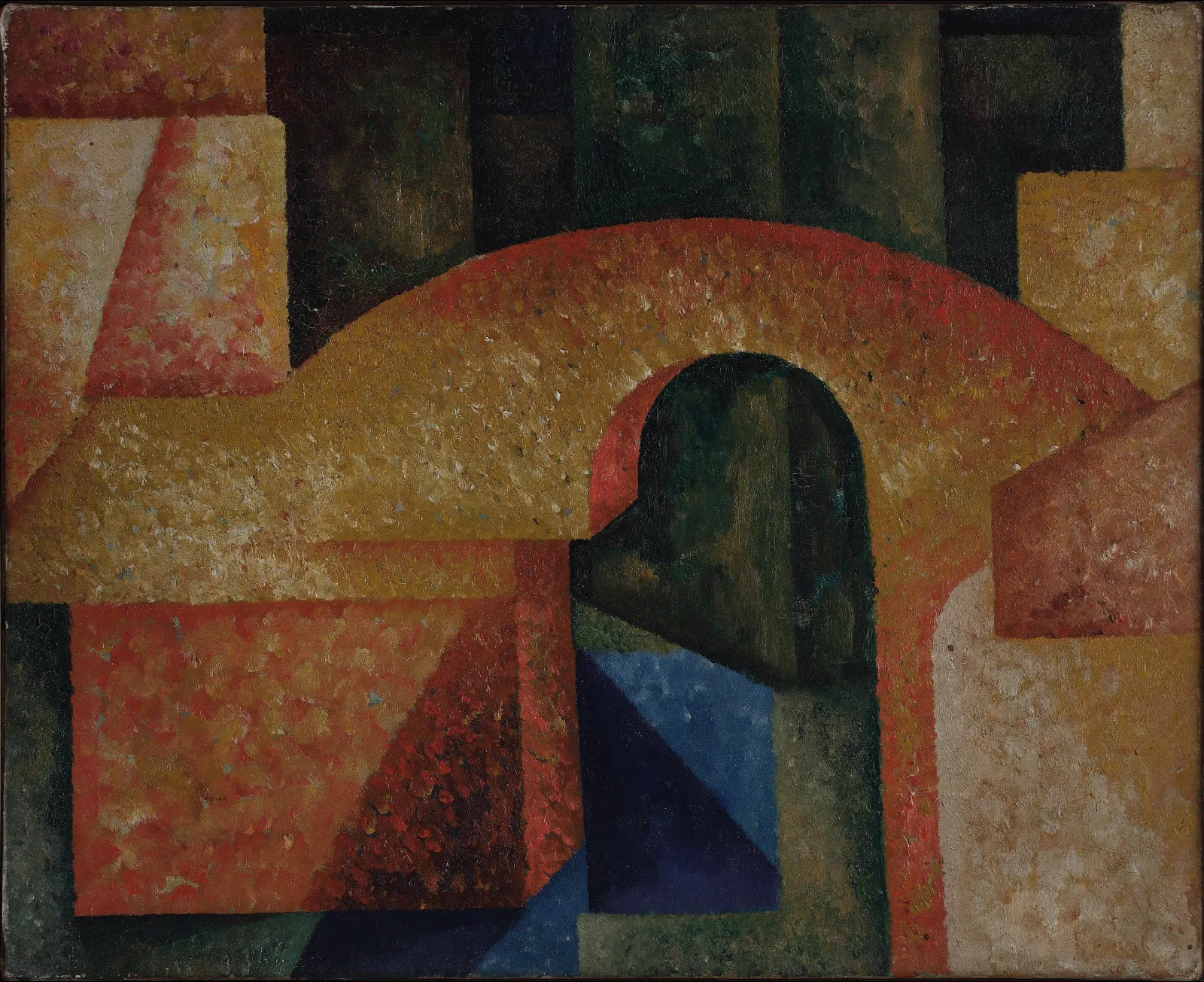 Abstract Ponte by Amadeo de Souza-Cardoso (1914) Wall Art by Amadeo de Souza-Cardoso - Canvas Print