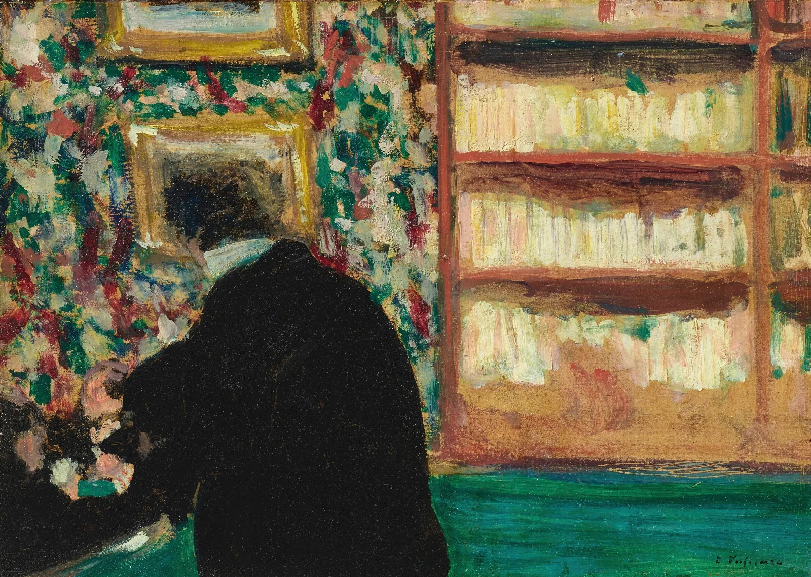Thadee Natanson Dans Son Bureau A La Revue Blanche Wall Art by Édouard Vuillard - Canvas Print