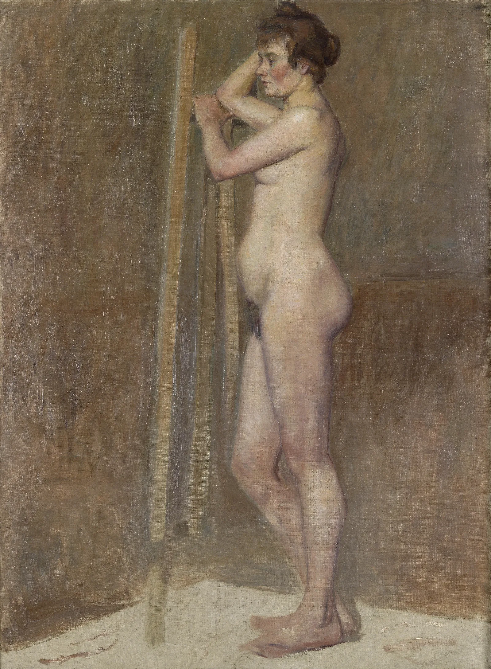 Nu Dans Latelier Wall Art by Henri de Toulouse-Lautrec - Canvas Print