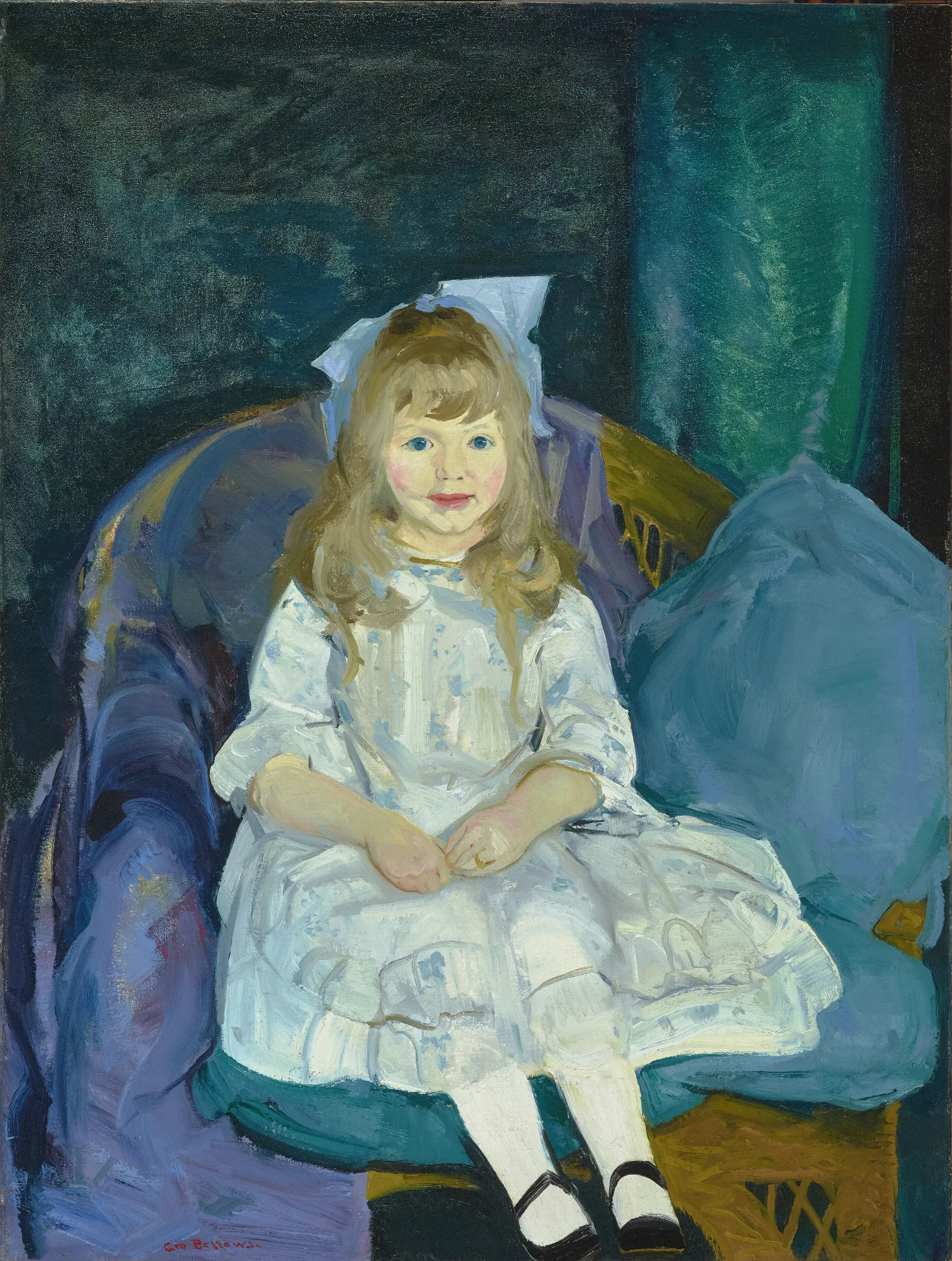Portrait Of Anne Wall Art by George Wesley Bellows - Canvas Print