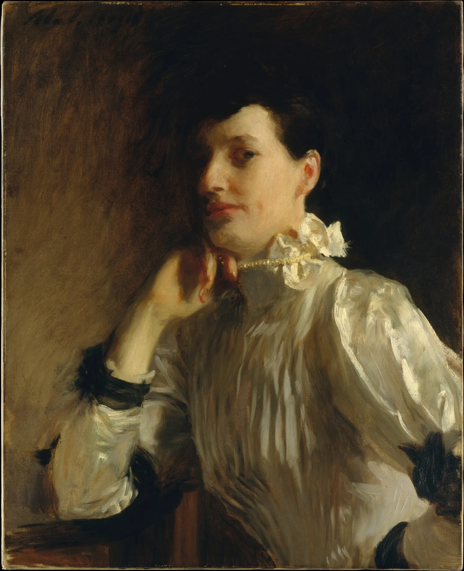 Mrs Henry Galbraith Ward Wall Art by John Singer Sargent - Canvas Print