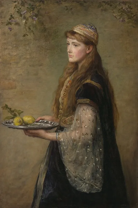 The Captive Wall Art by Sir John Everett Millais - Canvas Print