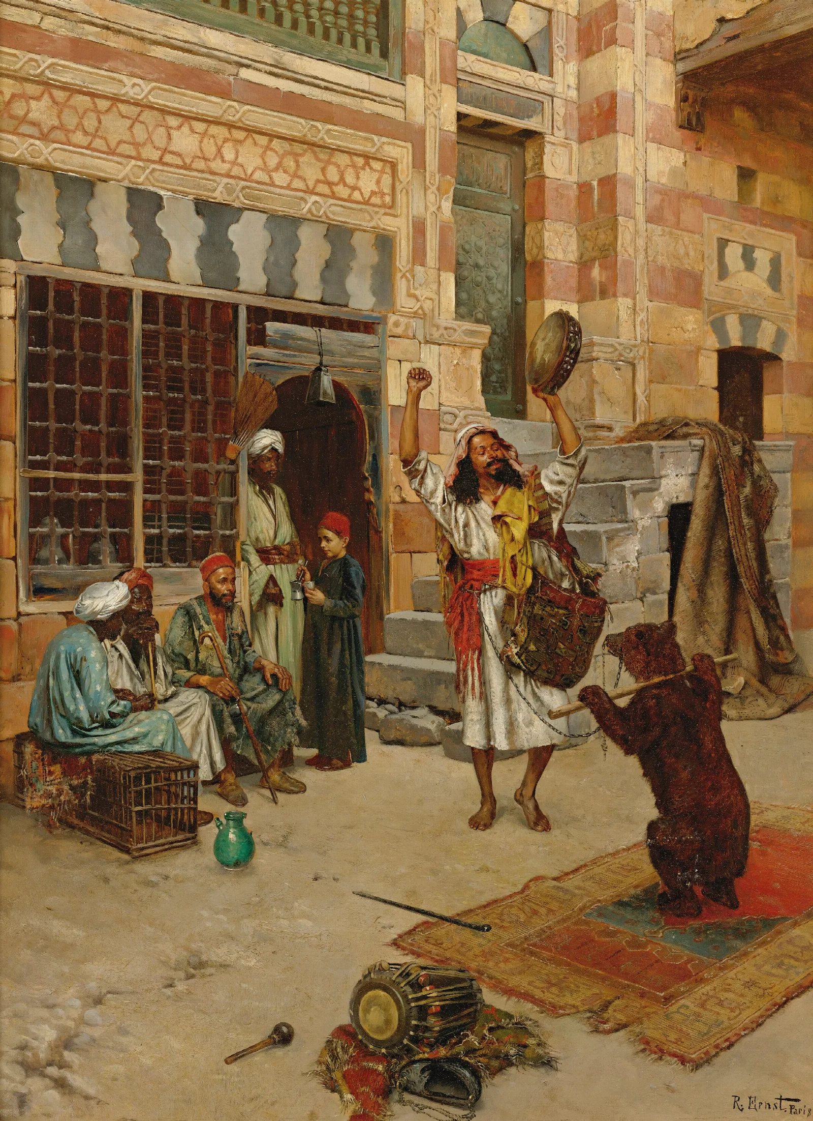 An Afternoon Show Wall Art by Rudolf Ernst - Canvas Print