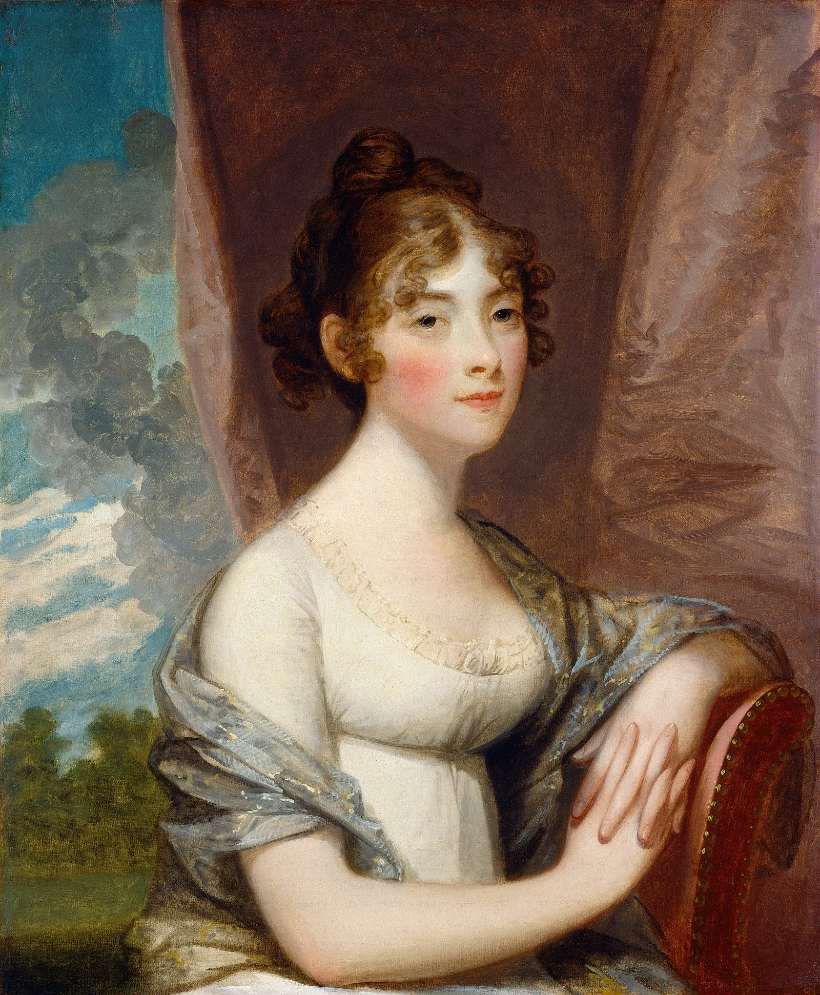 Ann Barry Wall Art by Gilbert Stuart - Canvas Print