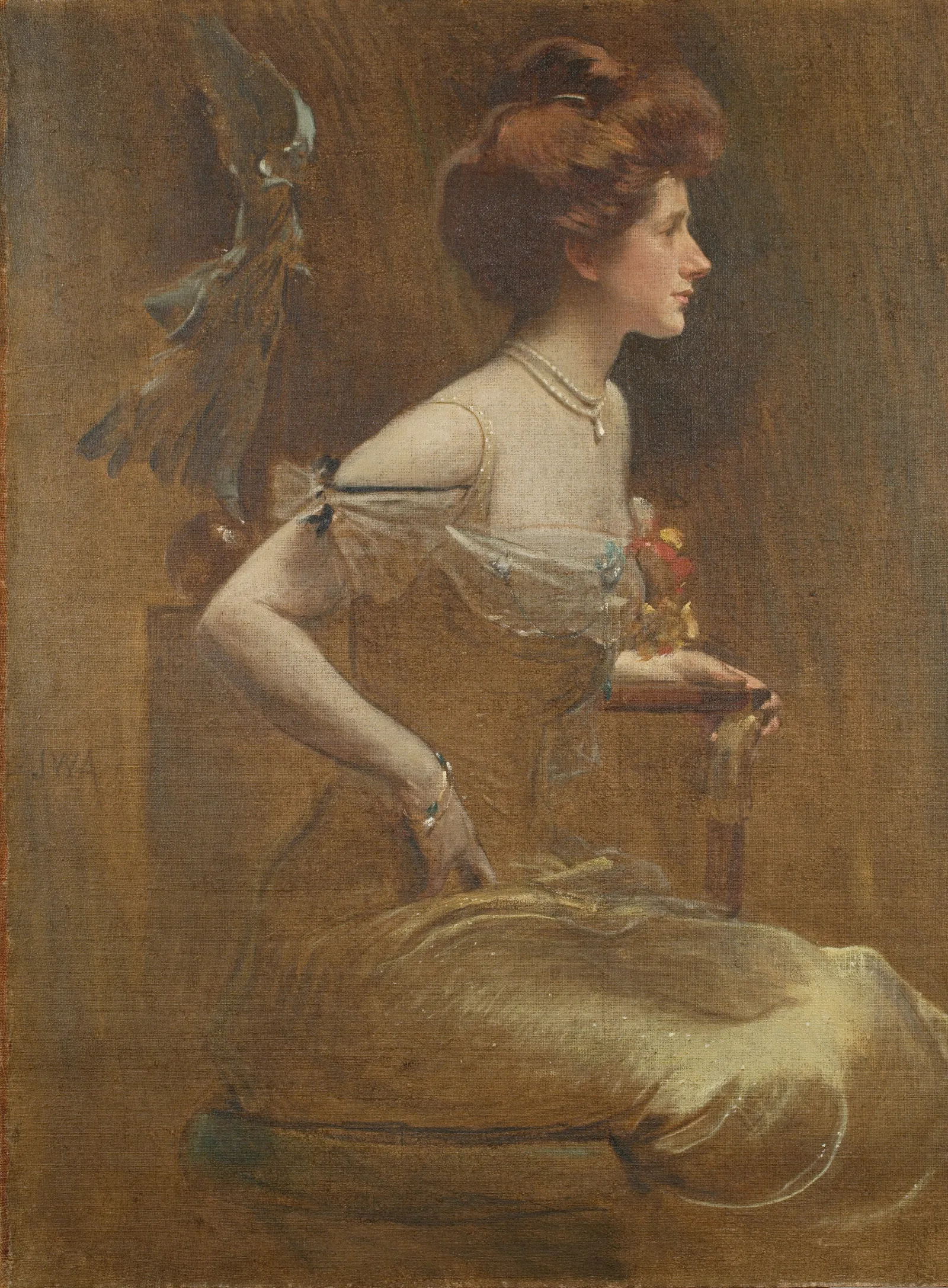 Mrs Thomas Hastings Wall Art by John White Alexander - Canvas Print