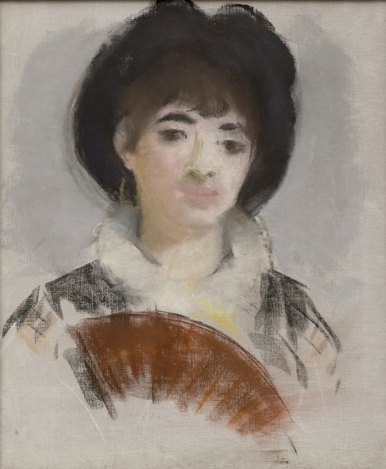 Portrait Of Countess Albazzi Wall Art by Édouard Manet - Canvas Print