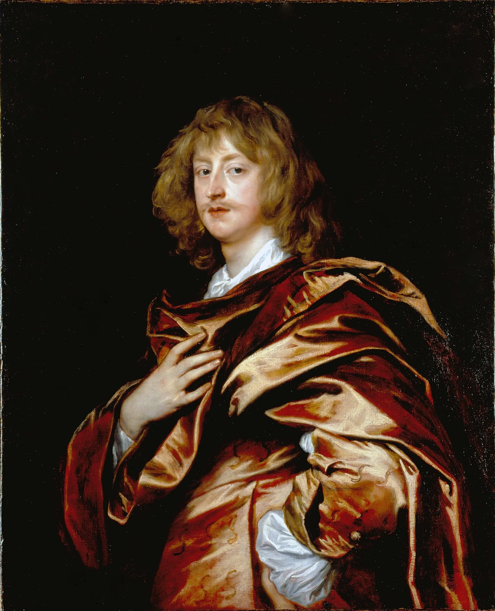 George Digby 2nd Earl Of Bristol Wall Art by Anthony van Dyck - Canvas Print