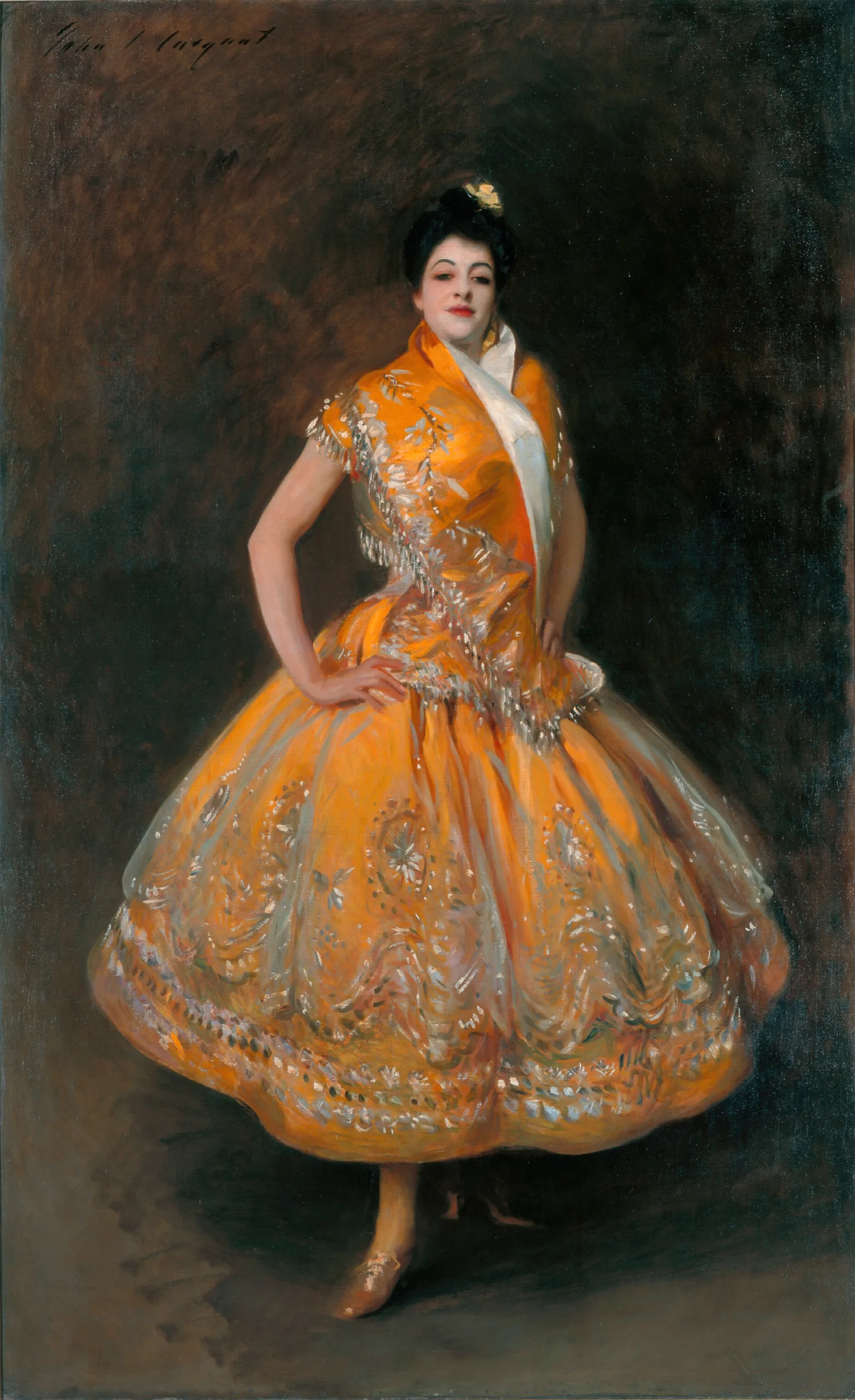 La Carmencita Wall Art by John Singer Sargent - Canvas Print