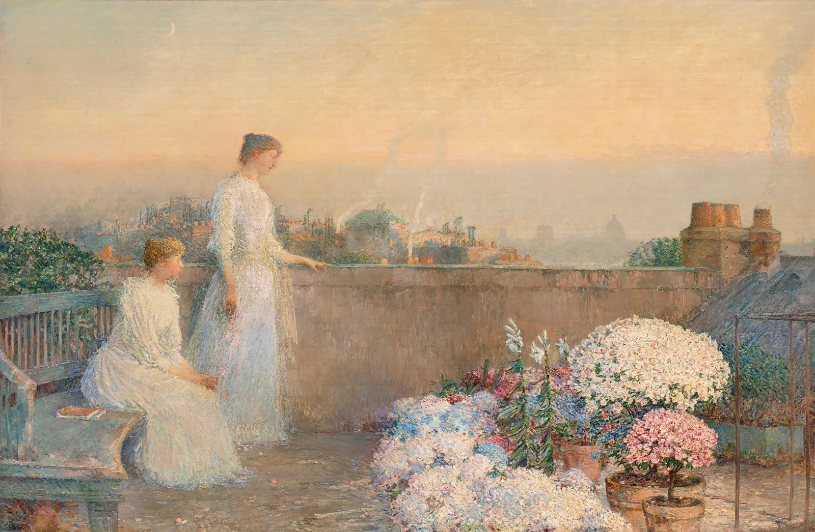 Le Crepuscule 2 Wall Art by Childe Hassam - Canvas Print