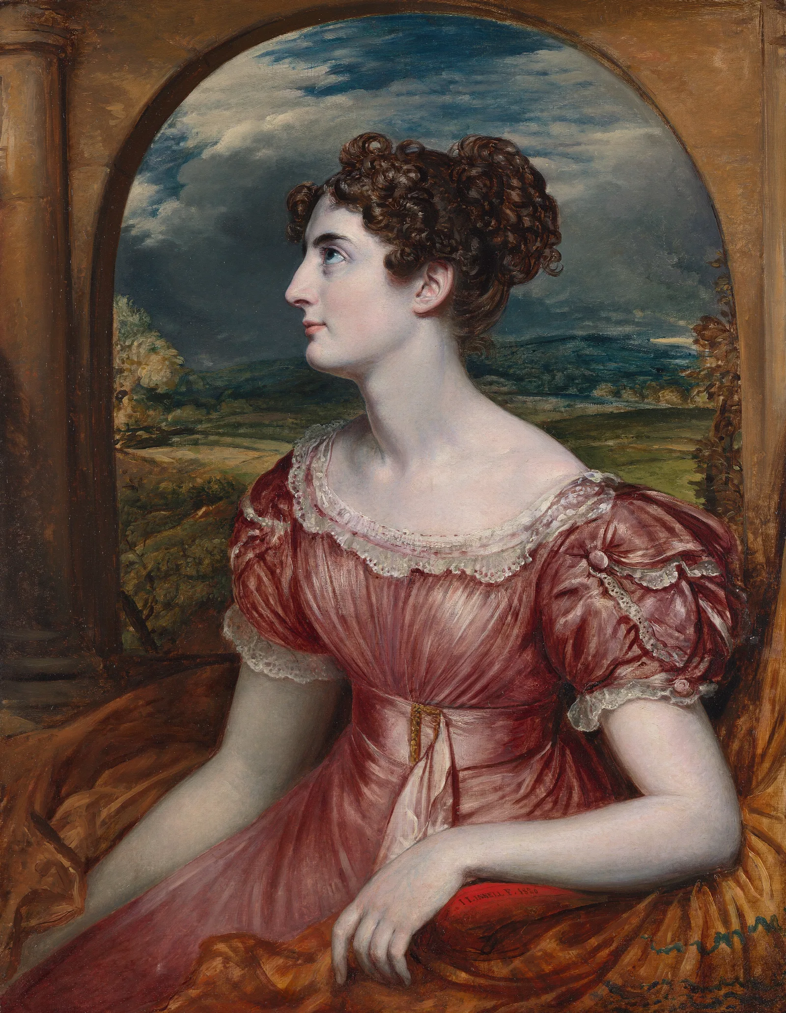 Miss Puxley Wall Art by John Linnell - Canvas Print
