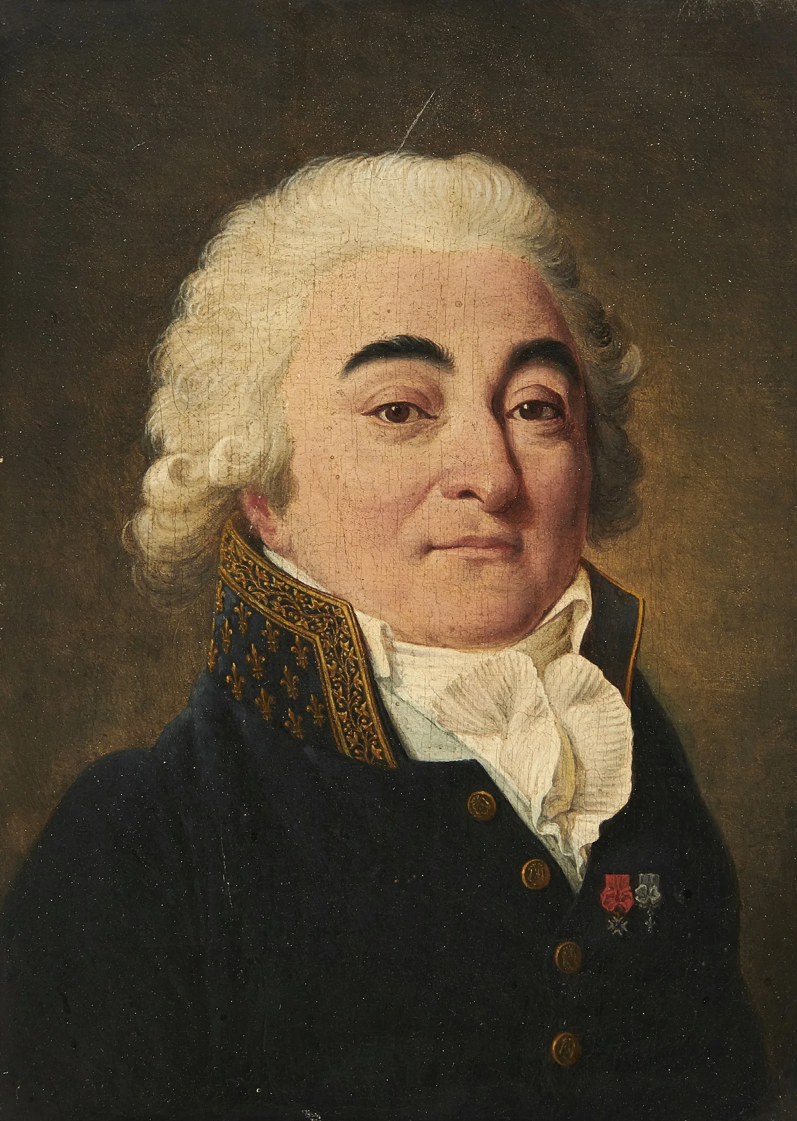 Portrait De Marie Gabriel Florent Auguste Comte De Choiseul Gouffier Wall Art by Louis-Léopold Boilly - Canvas Print