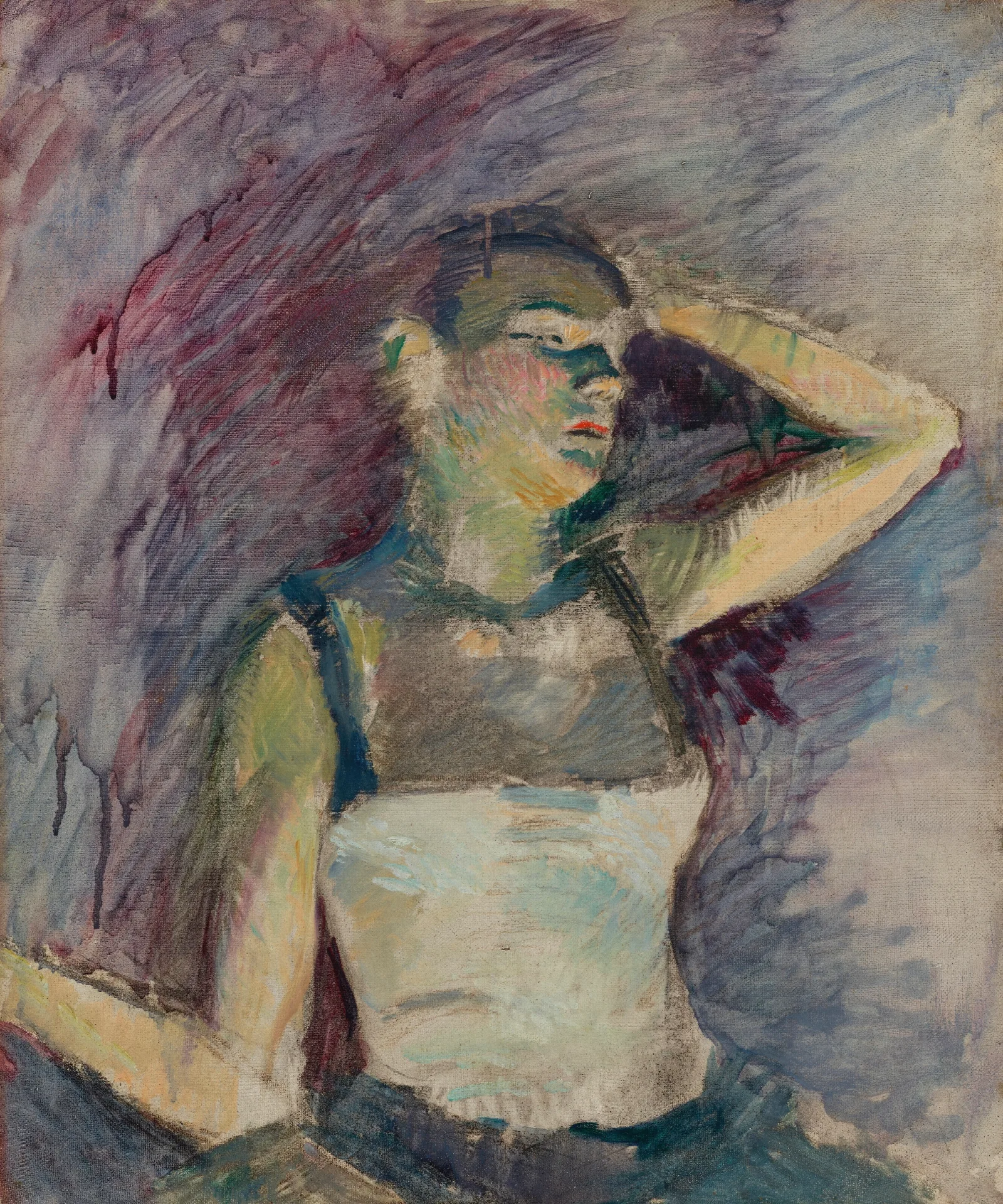 Etude De Danseuse Wall Art by Henri de Toulouse-Lautrec - Canvas Print