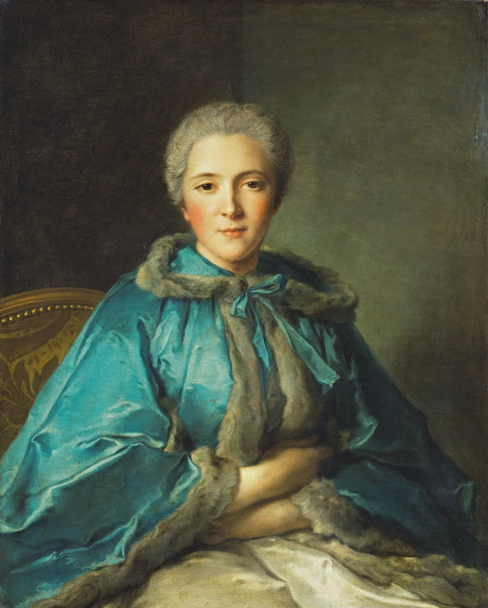 The Comtesse De Tillieres Wall Art by Jean-Marc Nattier - Canvas Print