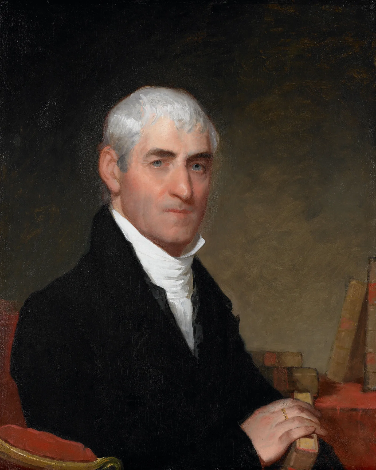 Portrait Of Judge Daniel Cony Of Maine Wall Art by Gilbert Stuart - Canvas Print